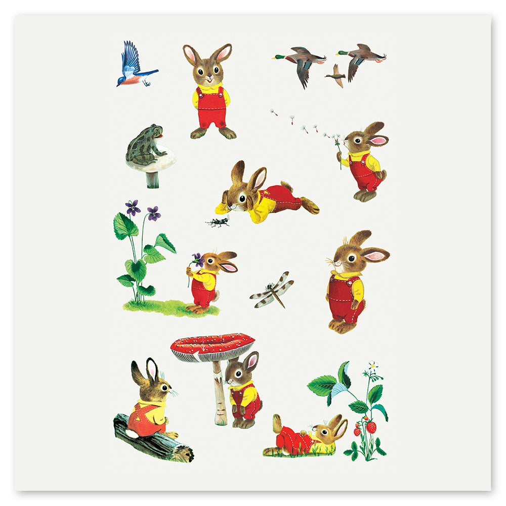  I Am A Bunny Tattly Temporary Tattoo Sheets by Richard Scarry、mySite、ghnorth