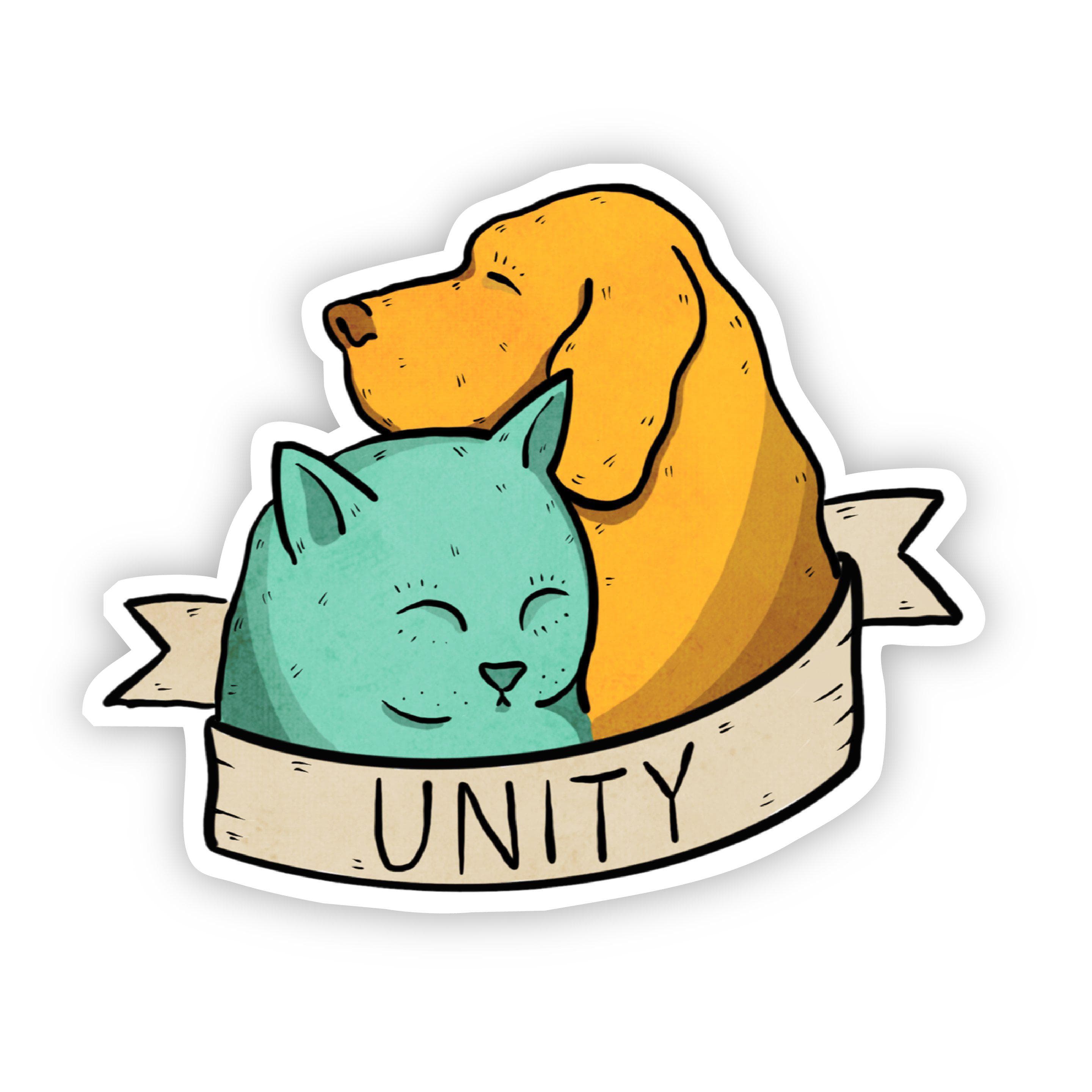  Unity Dog and Cat Sticker、mySite、elrpsem3k