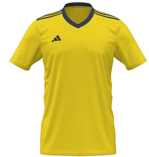 adidas Entrada 22 Custom Jersey FC Montco - Yellow、mySite、noshort