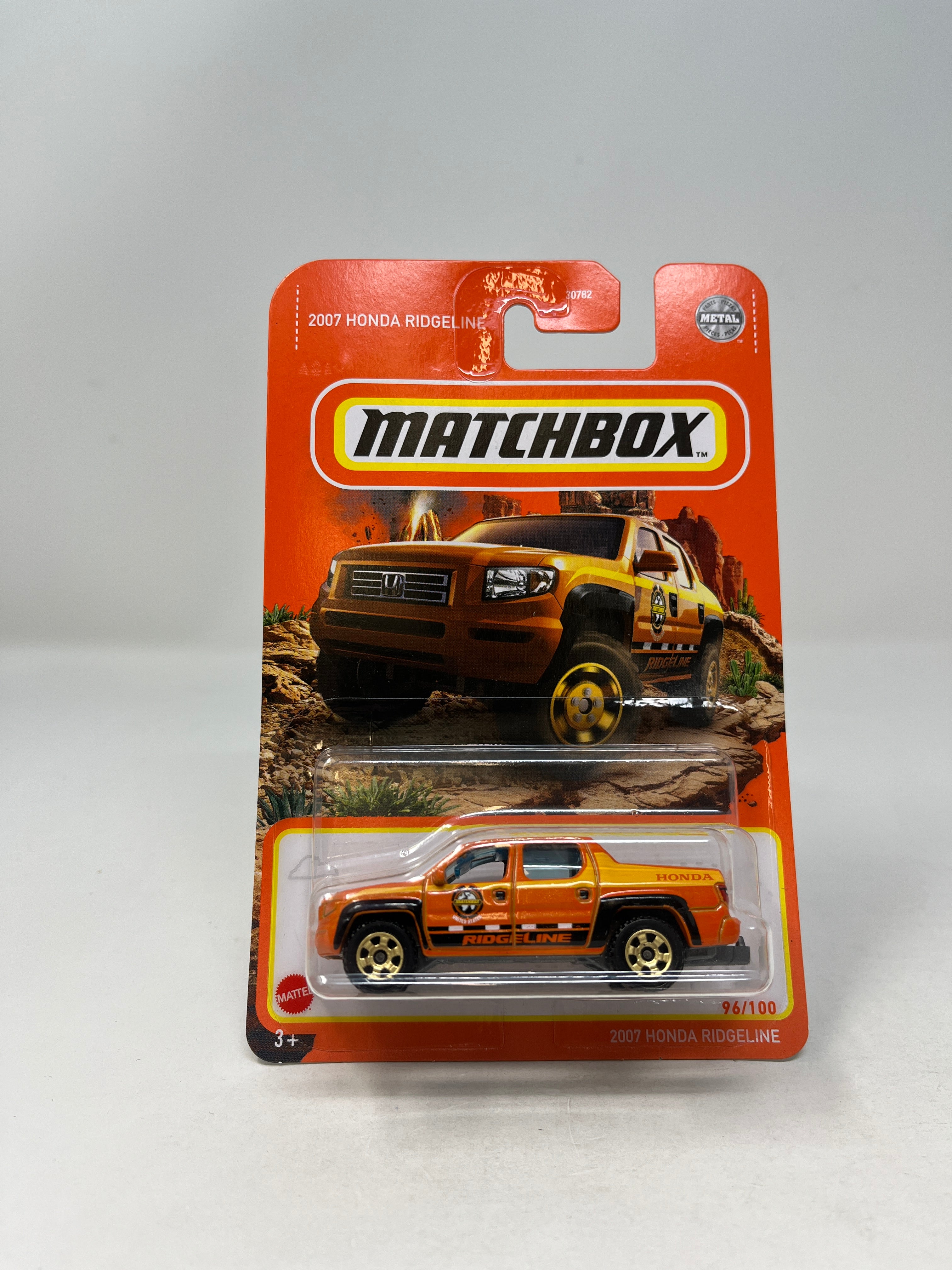 2007 Honda Ridgeline #96 * Orange * Matchbox Basic Series、mySite、hgirdovlk