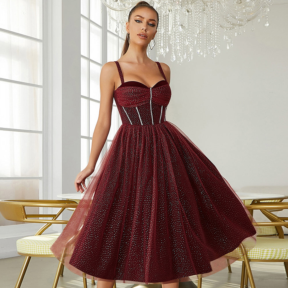  Burgundy Britney Dress、mySite、merchandisen