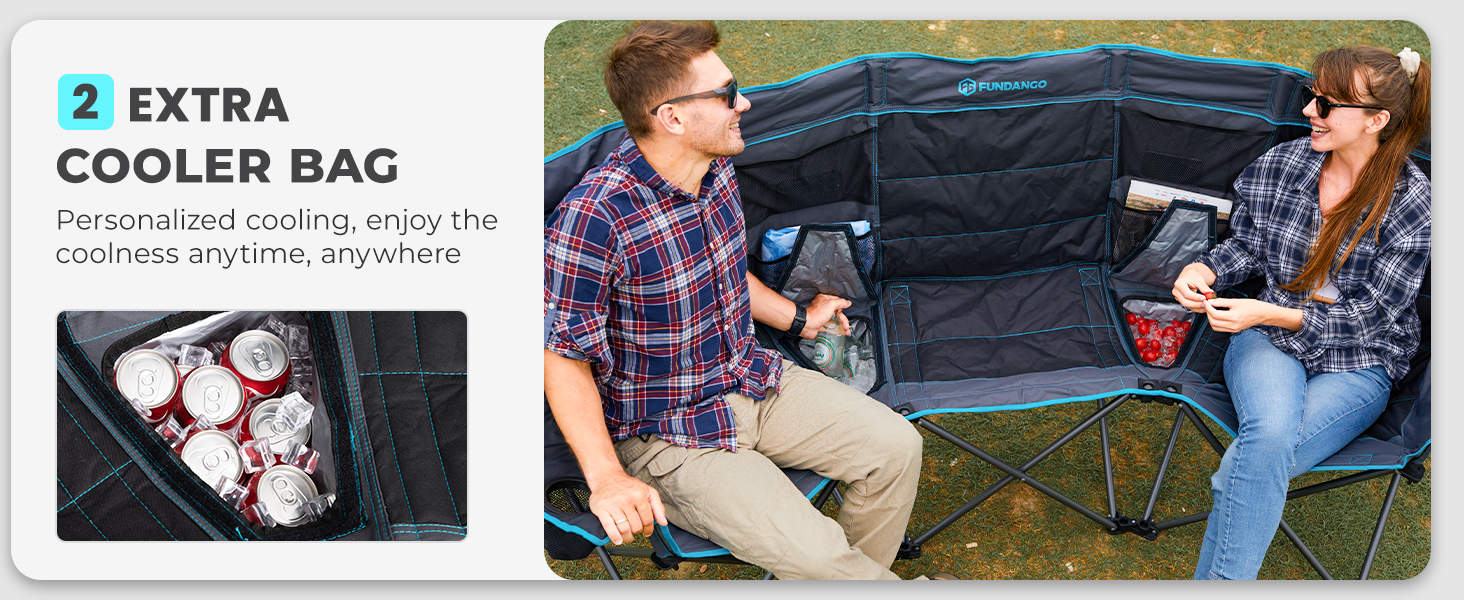 3 person camping chair