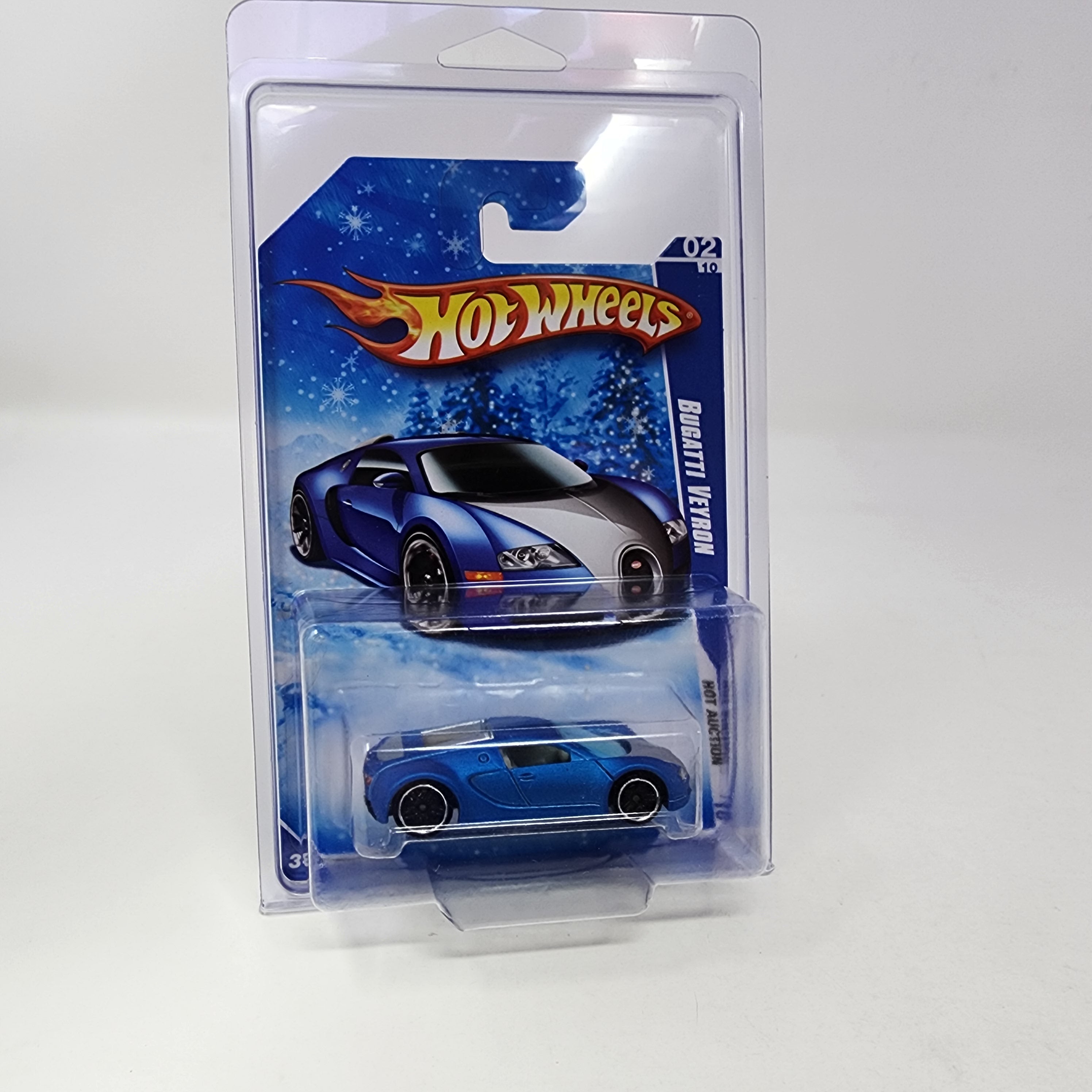 Bugatti Veyron #160 * BLUE * Hot Wheels 2010 Snow Card Target Only!、mySite、hgirdovlk