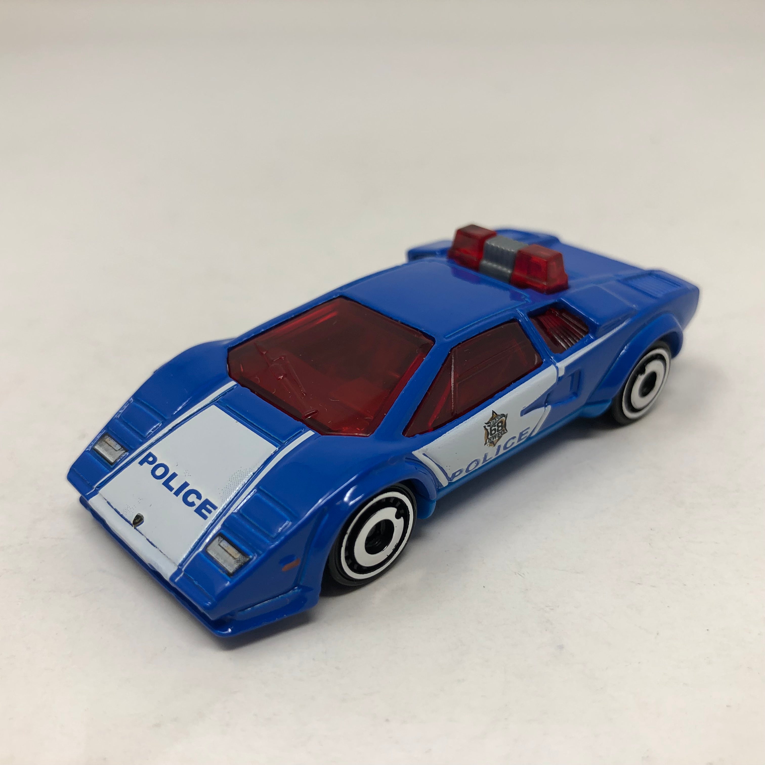 Lamborghini Countach Police Car * Hot Wheels 1:64 scale Loose Diecast、mySite、hgirdovlk