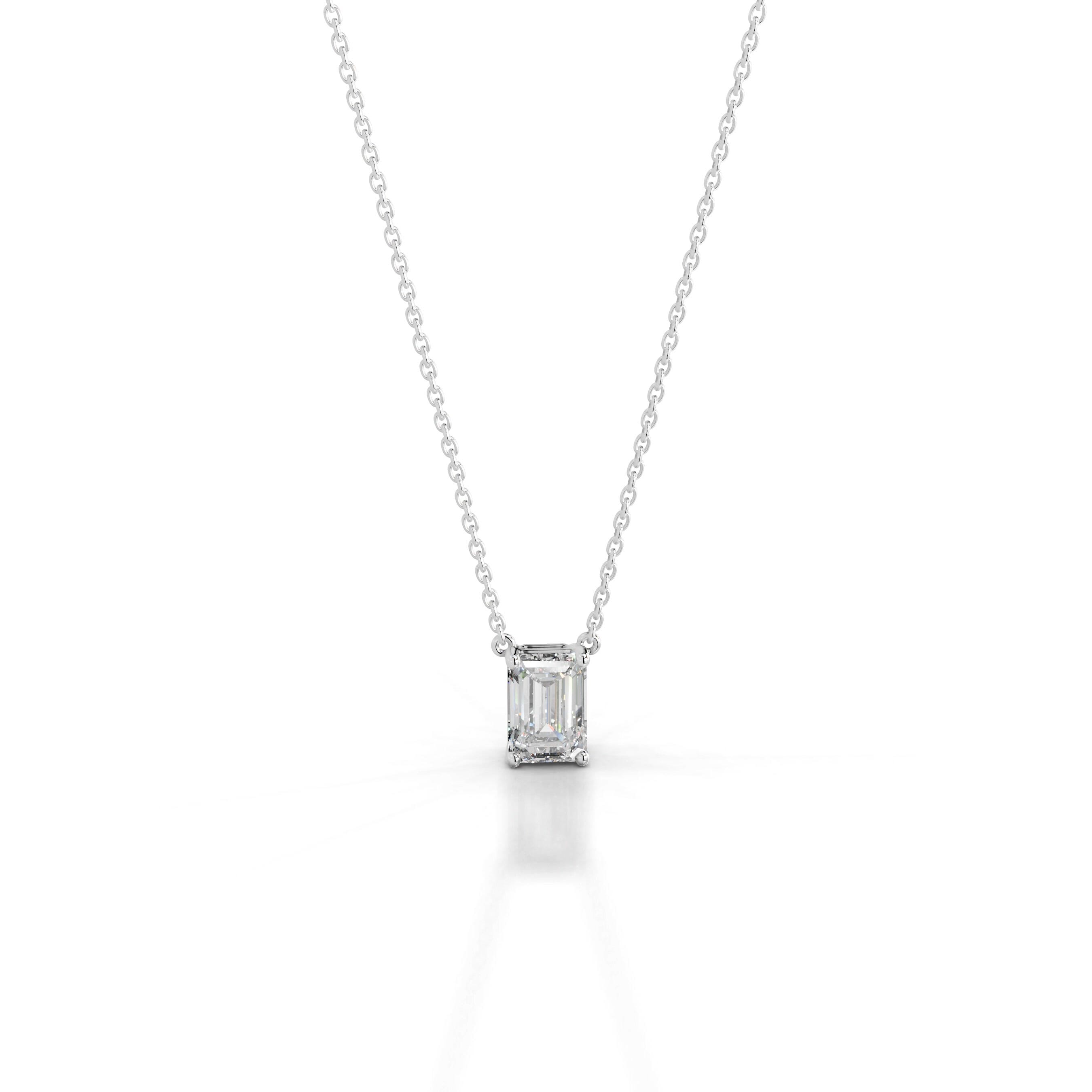 Mary Lab Grown Diamond Pendant - 18K White Gold、mySite、hinf8tx79