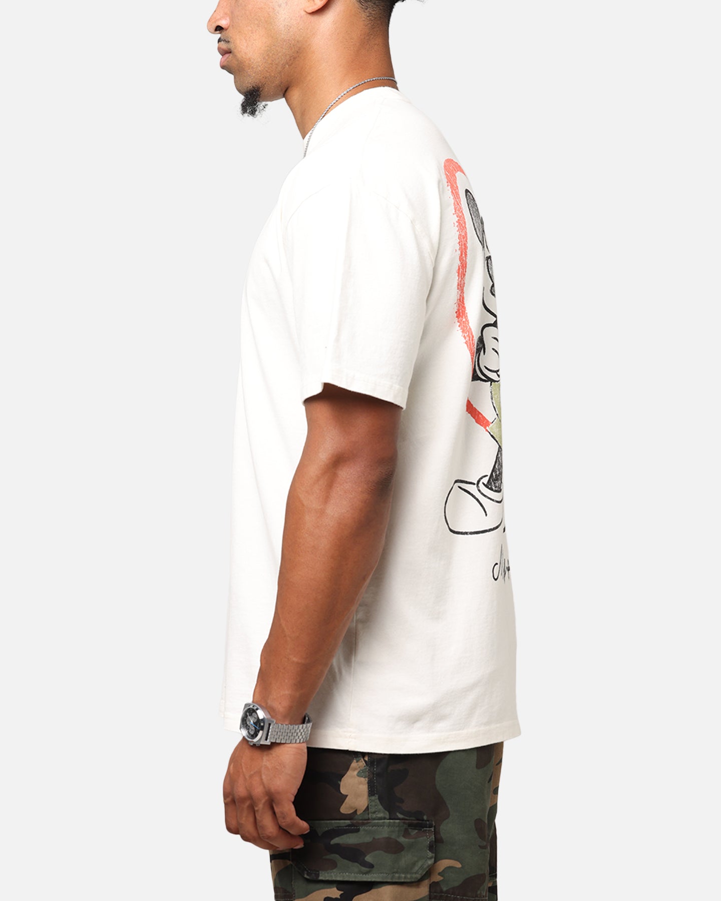 Goat Crew Disney’s Mickey Mouse & Minnie Mouse Heavyweight T-Shirt Off White、mySite、zt4zffjzw