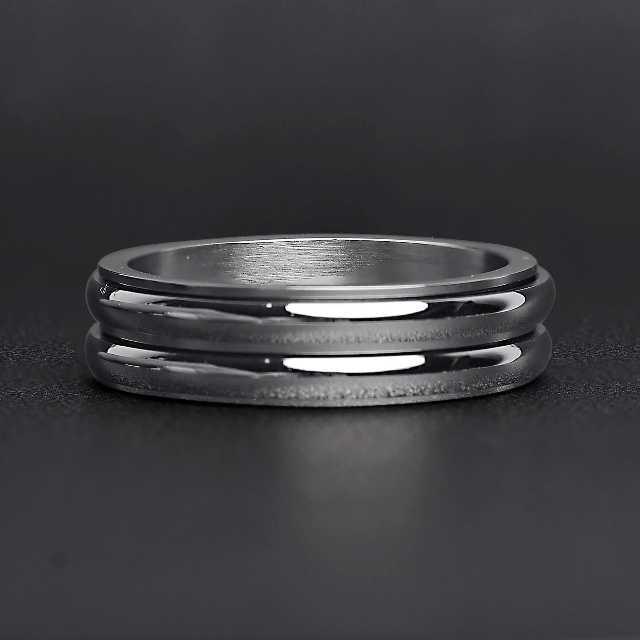 Highly Polished Stainless Steel Grooved Spinner Center Ring / SRJ2416、mySite、dreamappss