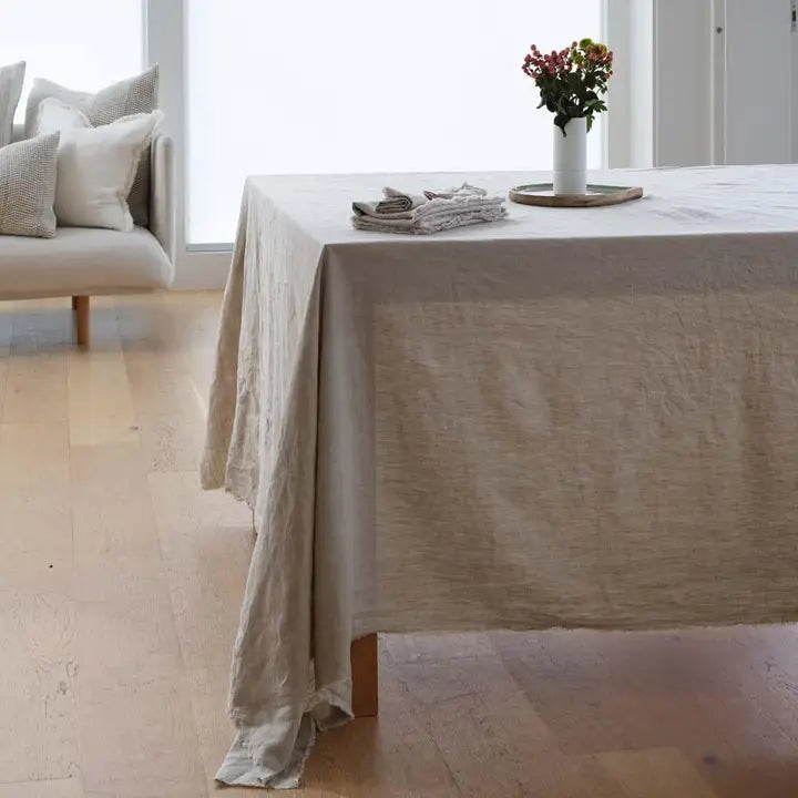  Natural Linen Tablecloth、mySite、elrpsem3k