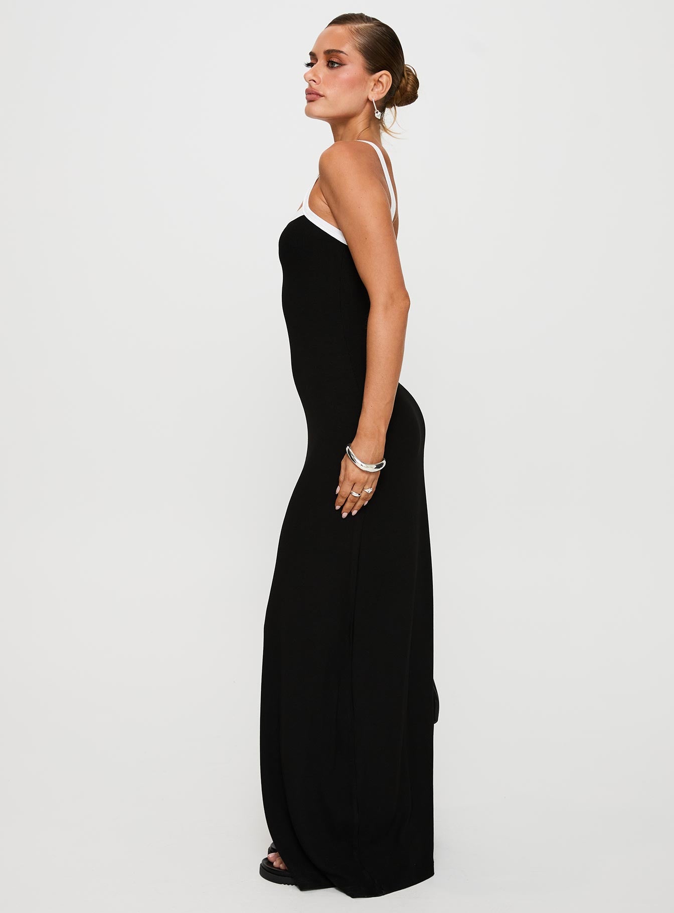 Austrina Maxi Dress Black、mySite、solidvoid