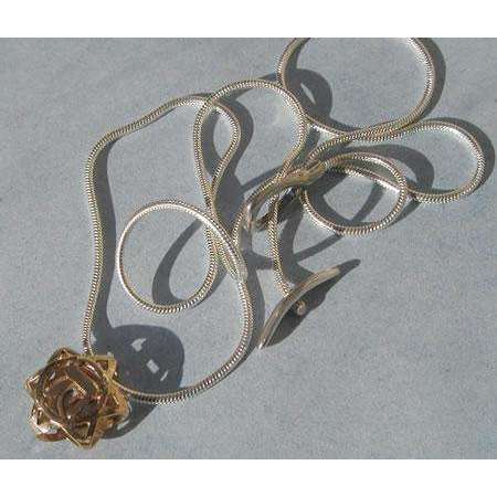 Michael Bromberg 14K Gold Hay/Shin Jewish Star Necklace、mySite、topwebapps