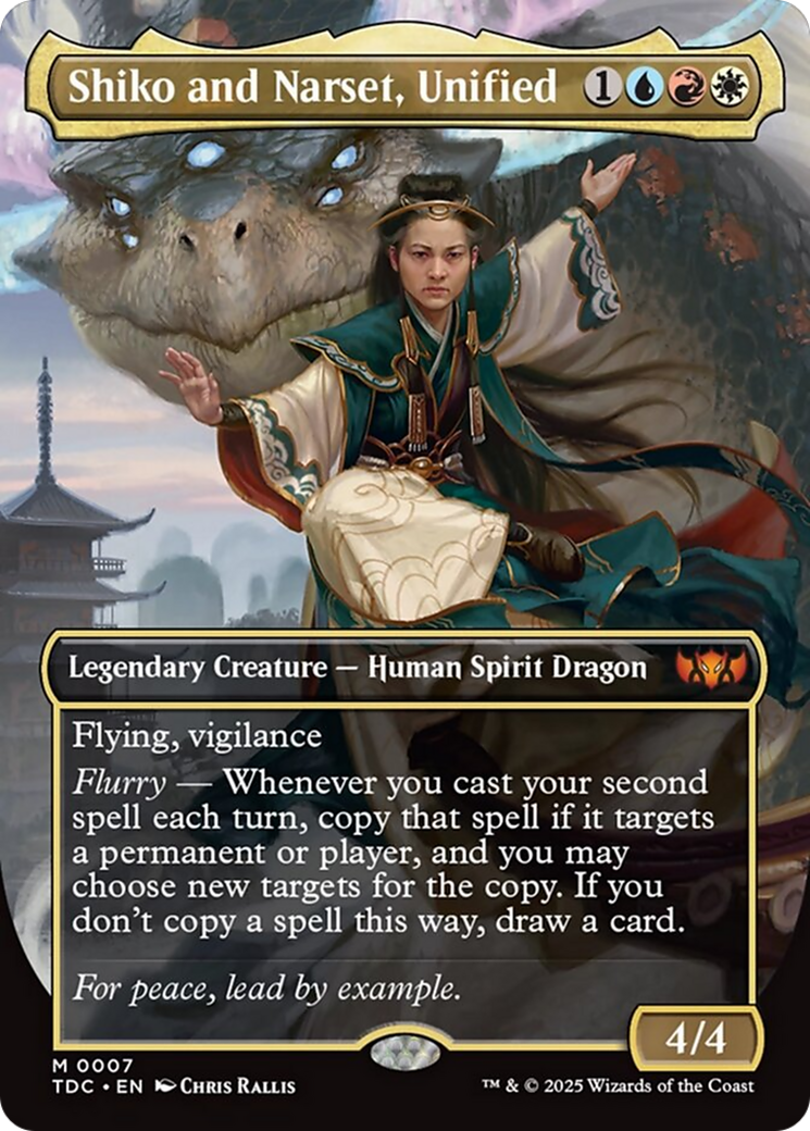 Shiko and Narset, Unified (Borderless) Tarkir: Dragonstorm Commander、mySite、waistdrama
