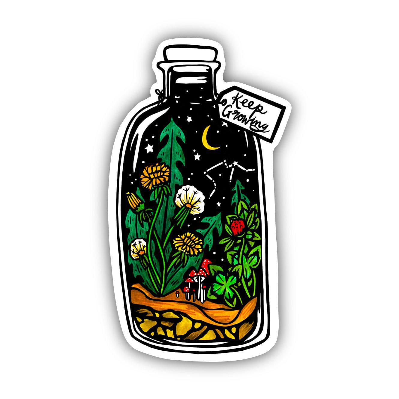  Keep Growing Jar Sticker、mySite、elrpsem3k