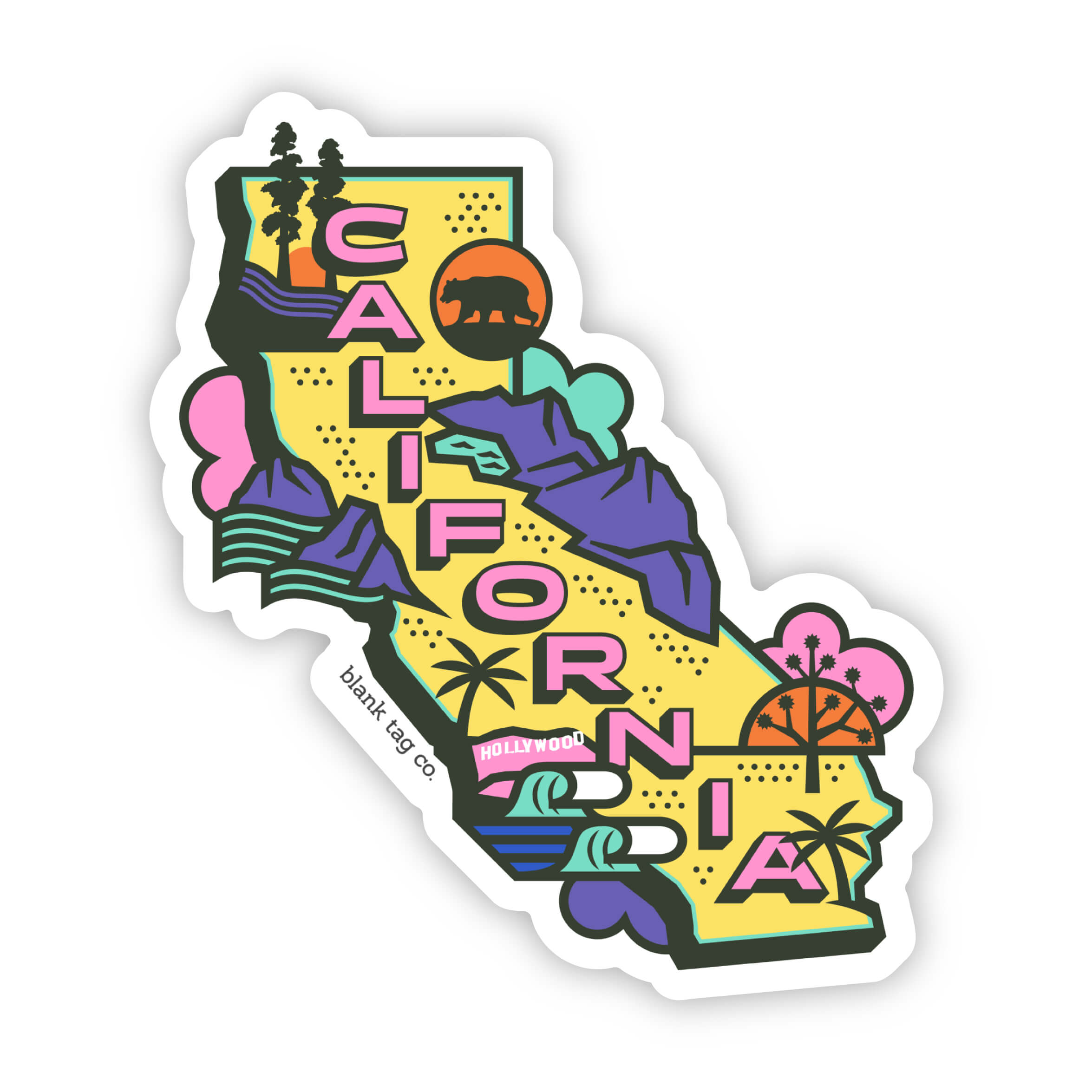  The California State Vinyl Sticker Decal、mySite、ghnorth