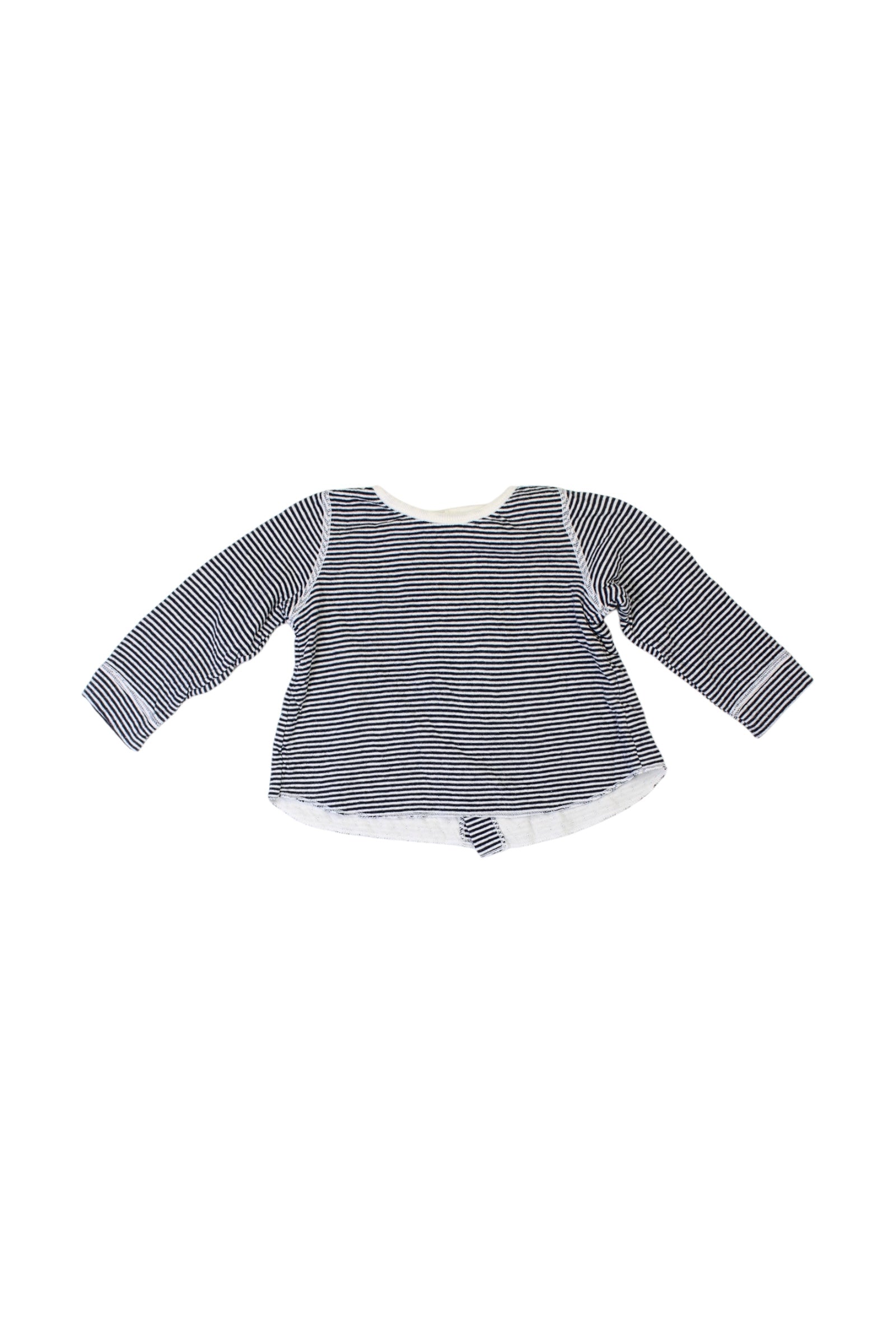 Petit Bateau Striped Long Sleeve Top 6-12M、mySite、g9winljtr