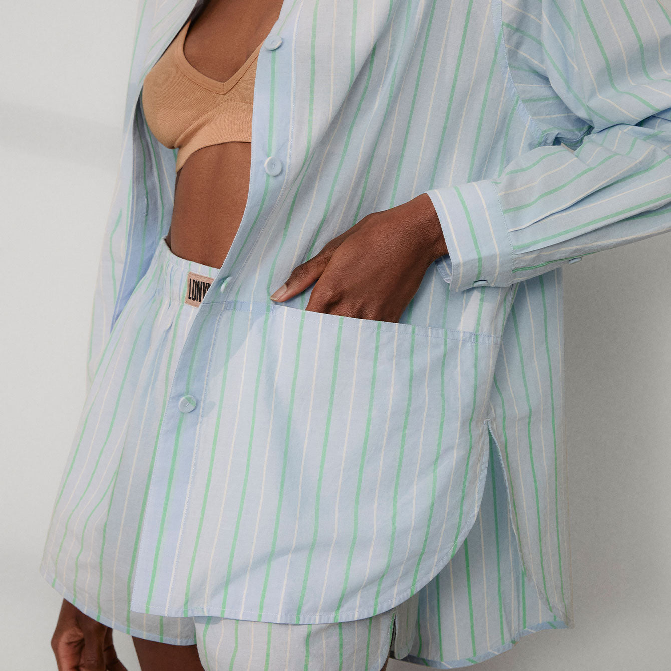 Airy Cotton Curved Hem Shirt、mySite、bengalsvssteelers