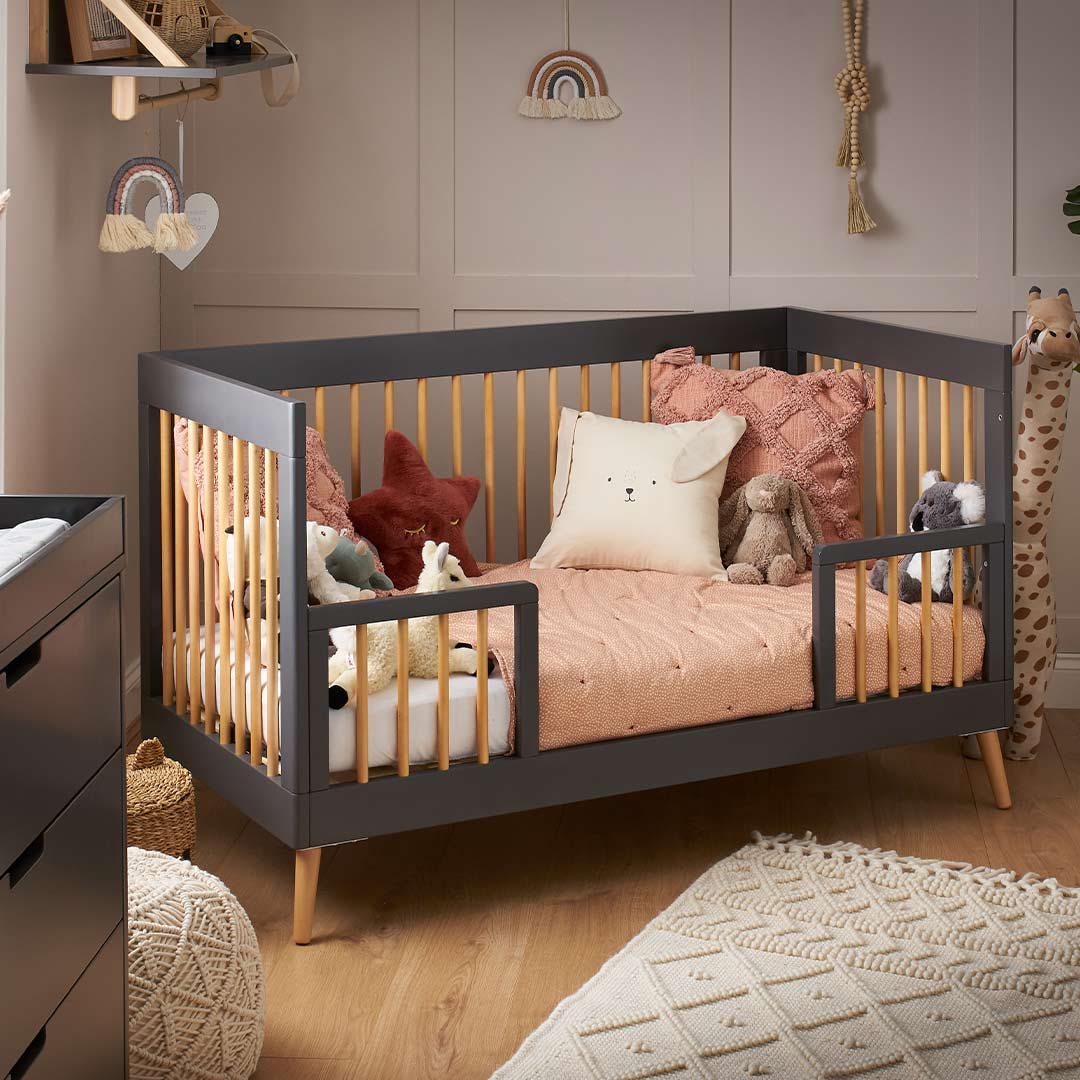  Obaby Maya Cot Bed - Slate + Natural、mySite、merchandisen