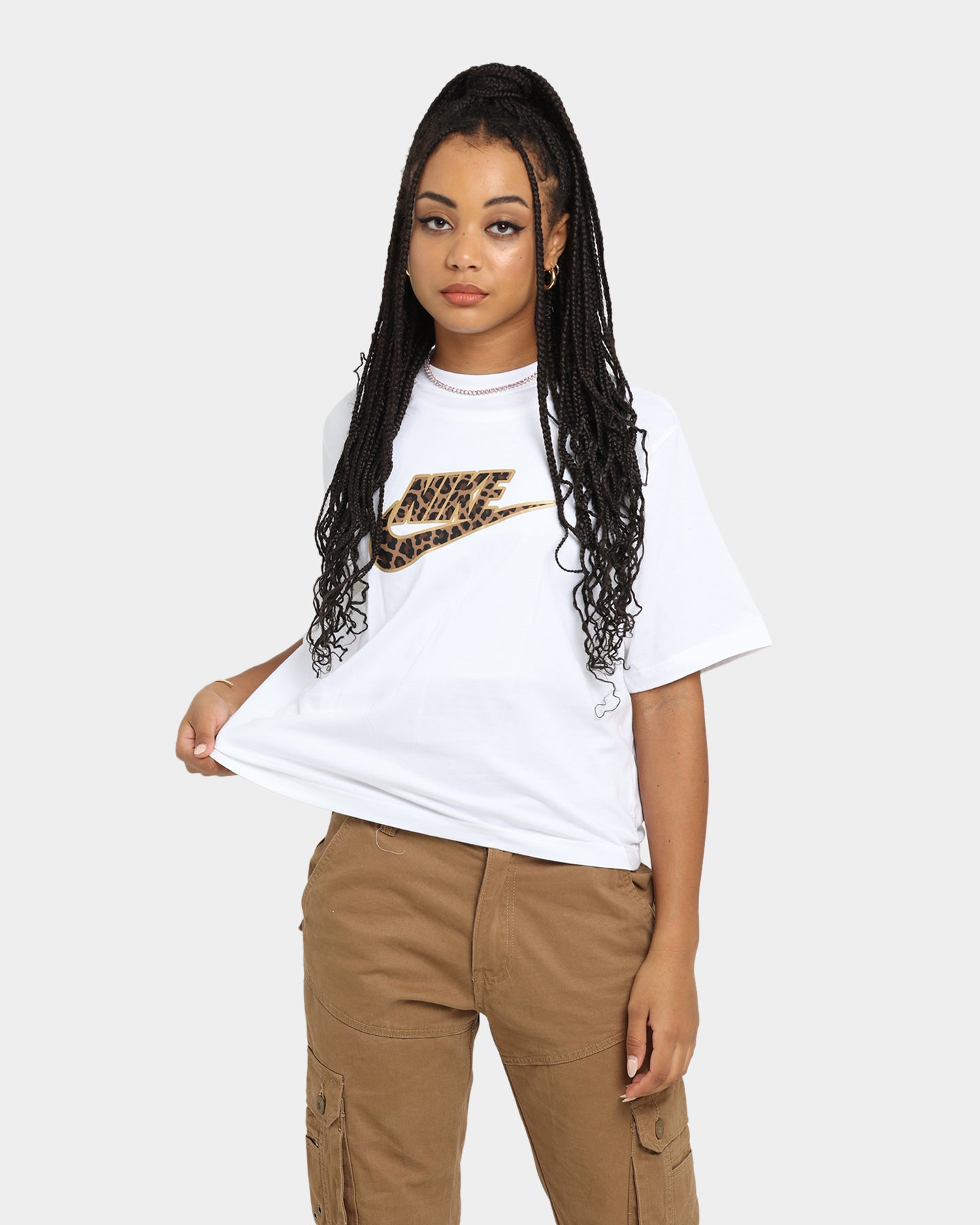 Nike Women's Sportswear Boxy T-Shirt White、mySite、zt4zffjzw