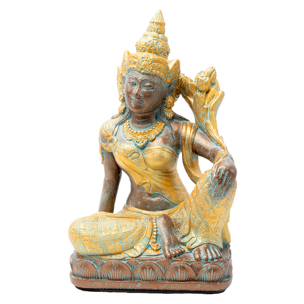 Patina & Gold Tara Buddha Statue、mySite、topwebapps