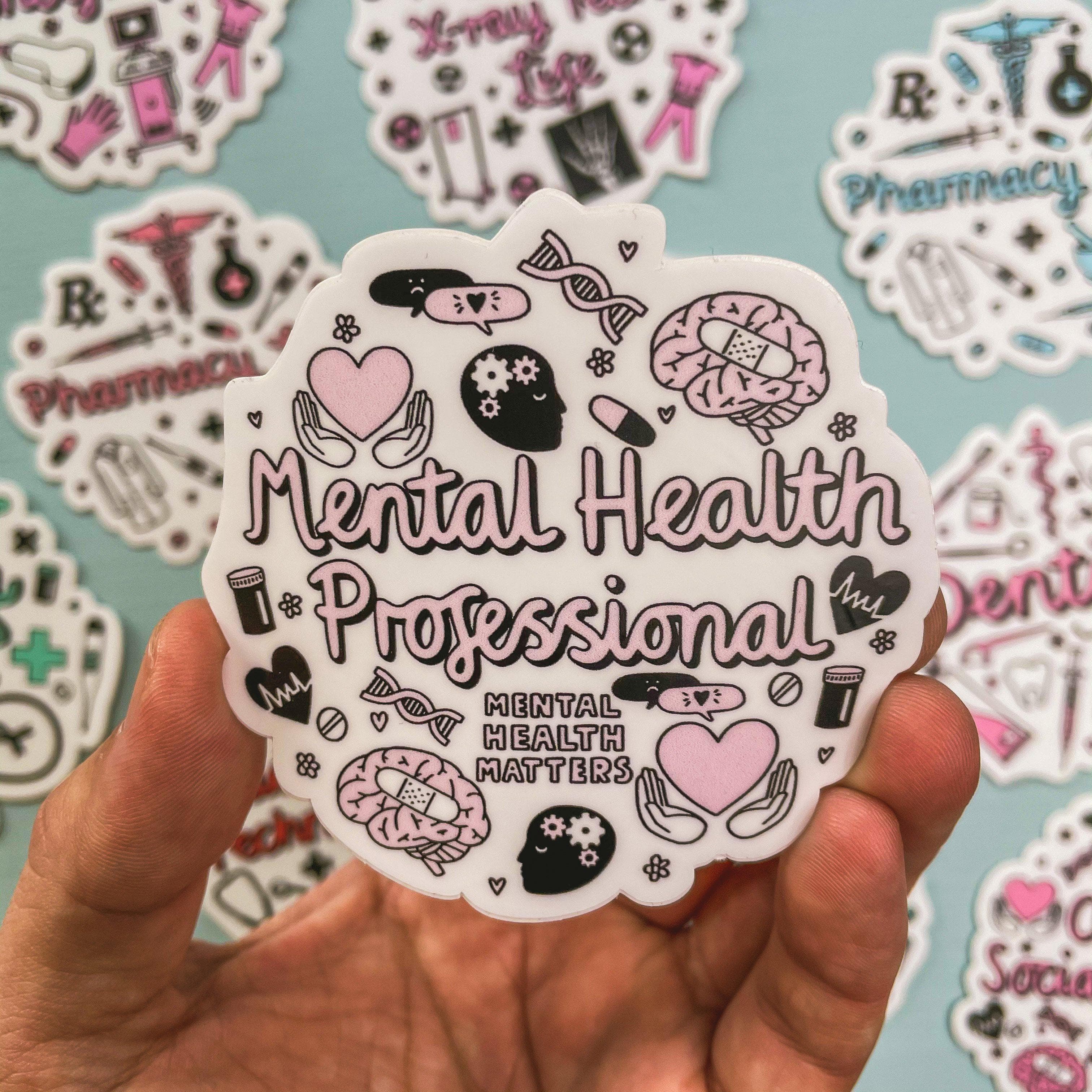  Mental Health Professional Sticker、mySite、elrpsem3k