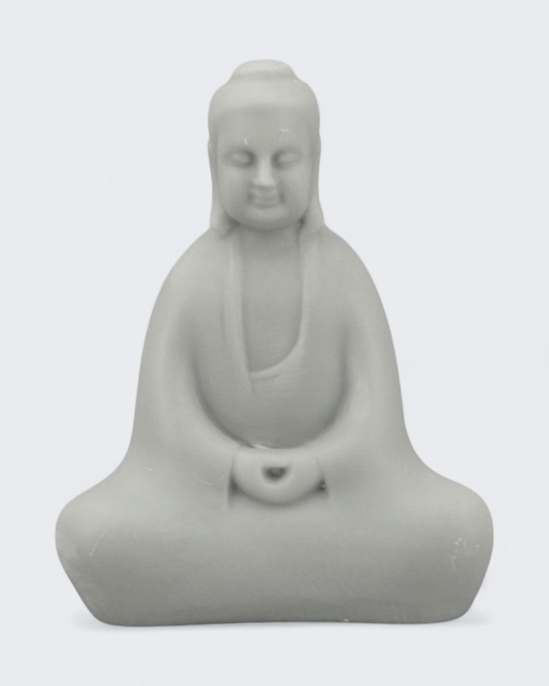 Soft Grey Abstract Meditating Buddha Statue、mySite、topwebapps