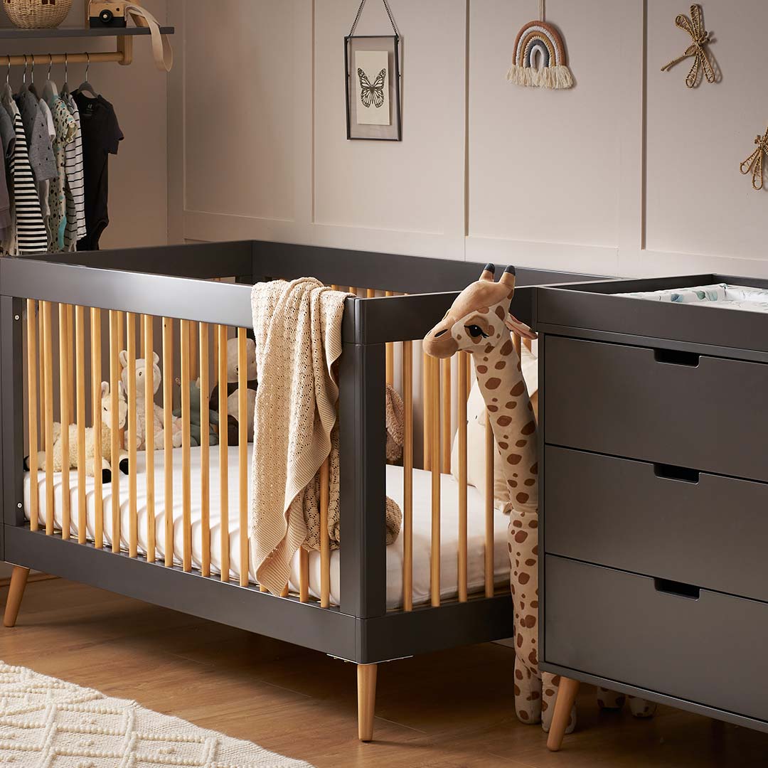  Obaby Maya 2 Piece Room Set - Slate + Natural、mySite、merchandisen
