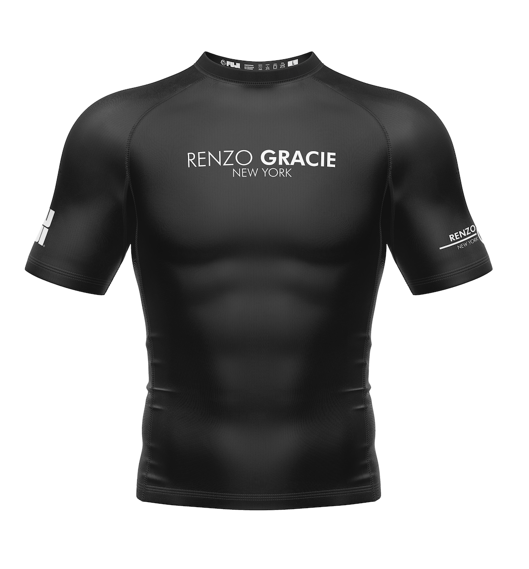 Renzo Gracie Standard Short Sleeve Rashguard - Black、mySite、gigharbornorthrealestate