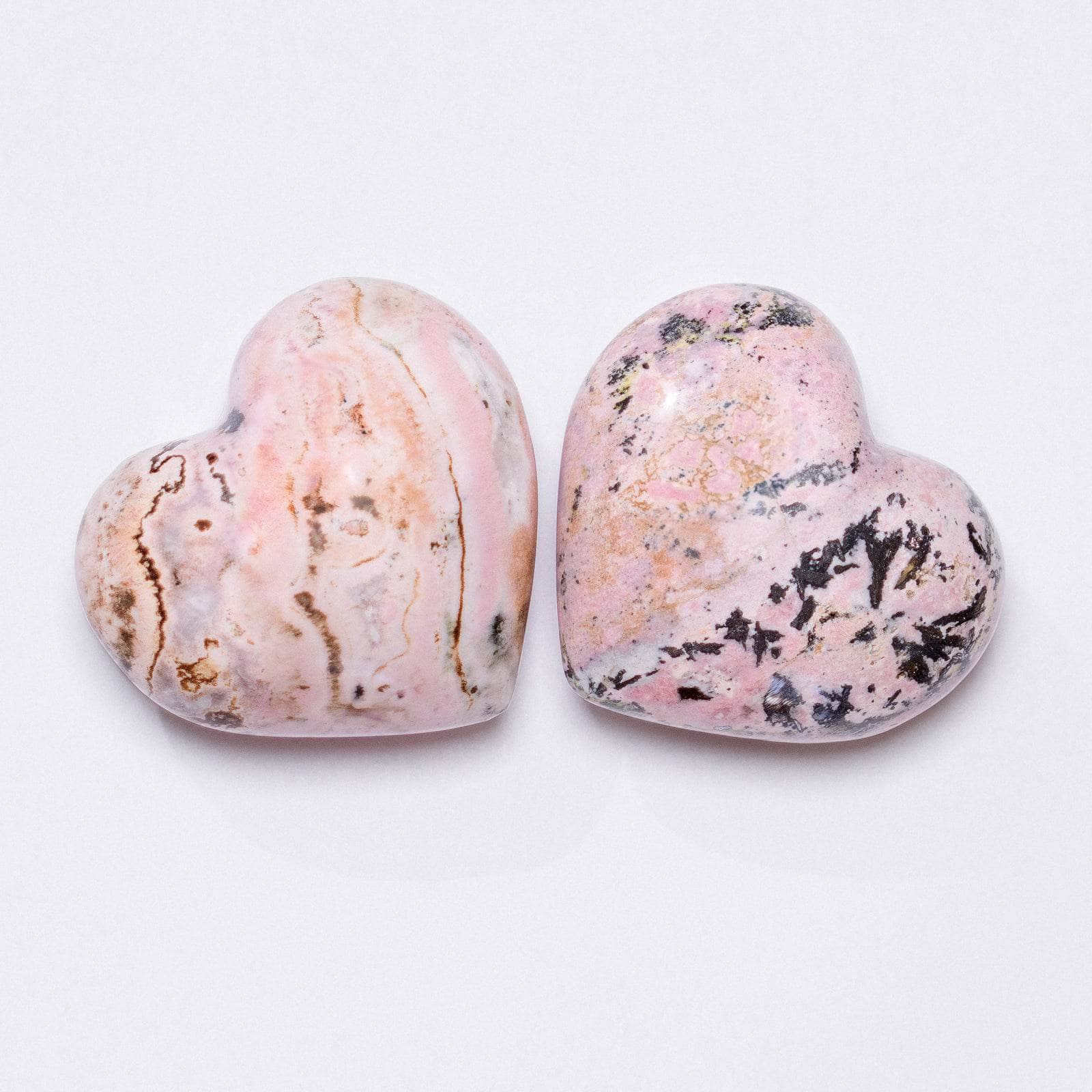 Peruvian Rhodonite Hearts - AAA Premium Quality、mySite、hinf8tx79