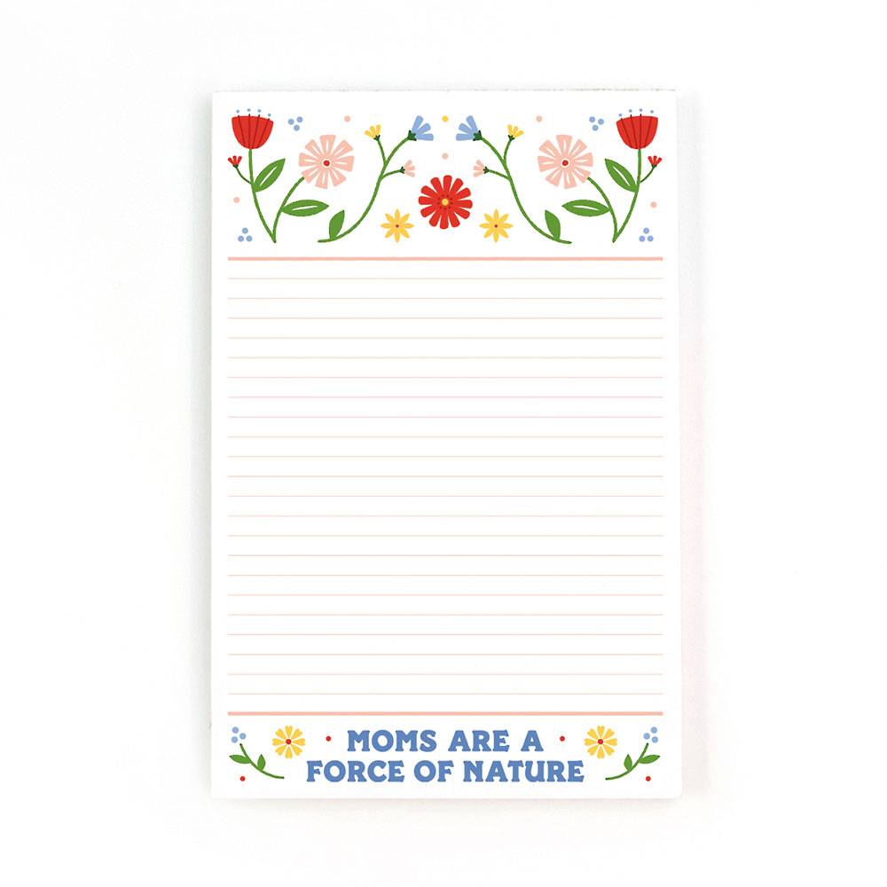  Moms Are A Force Of Nature Note Pad、mySite、elrpsem3k