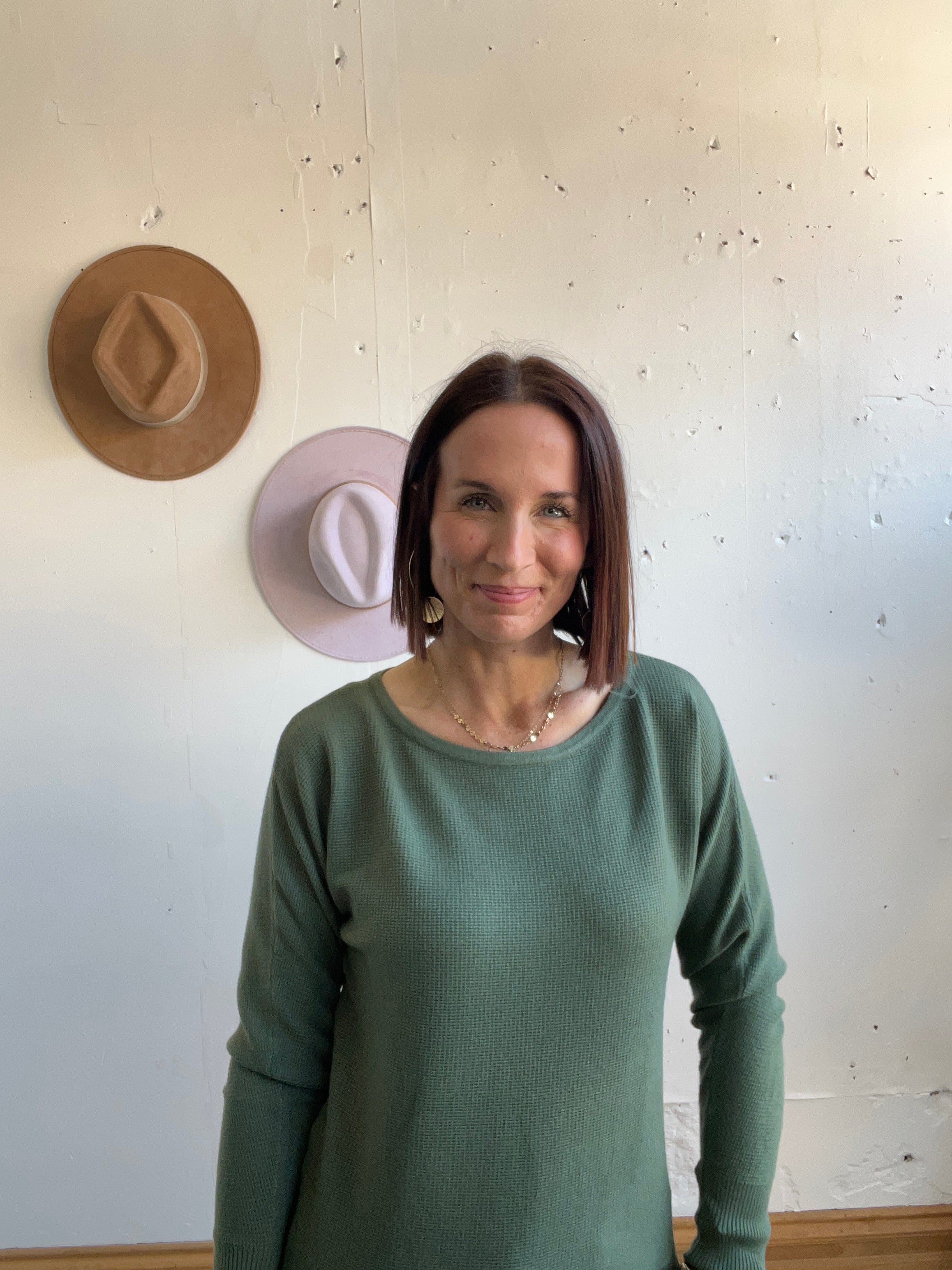 Brenda’s Boat Neck Long Sleeve Thermal、mySite、garagedoors4me