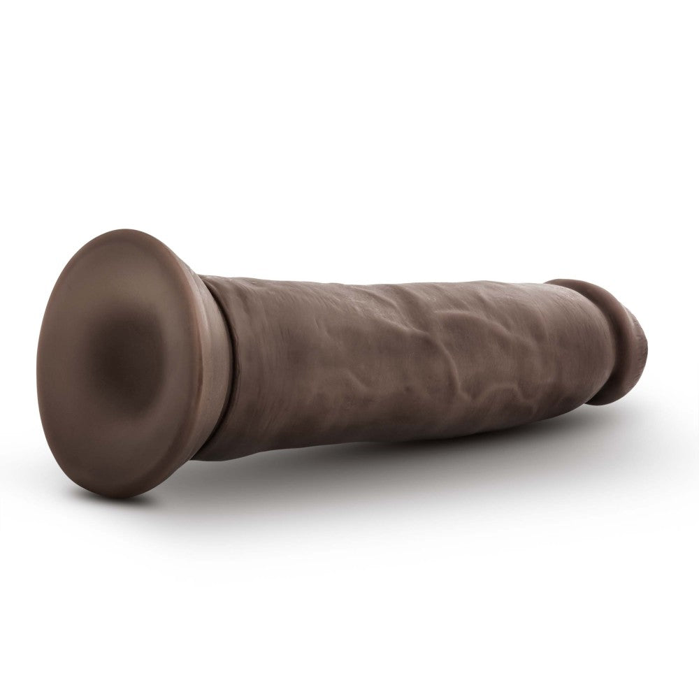 Dr. Skin Plus By Blush® | Realistic Chocolate 9.25-Inch Long Soft Yet Erect & Posable Dildo With Suction Cup Base、mySite、bottomscart