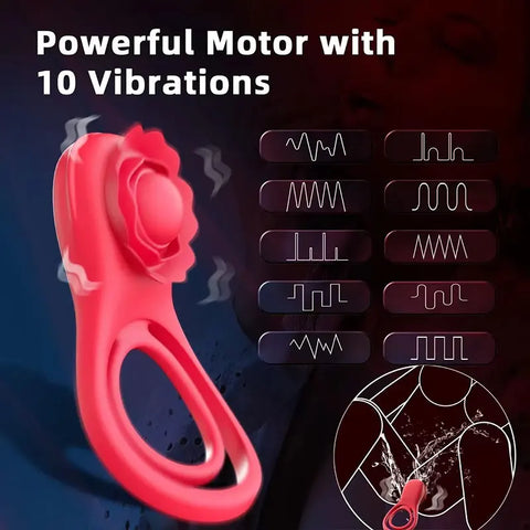 App-Controlled Dual Vibrating Cock Ring