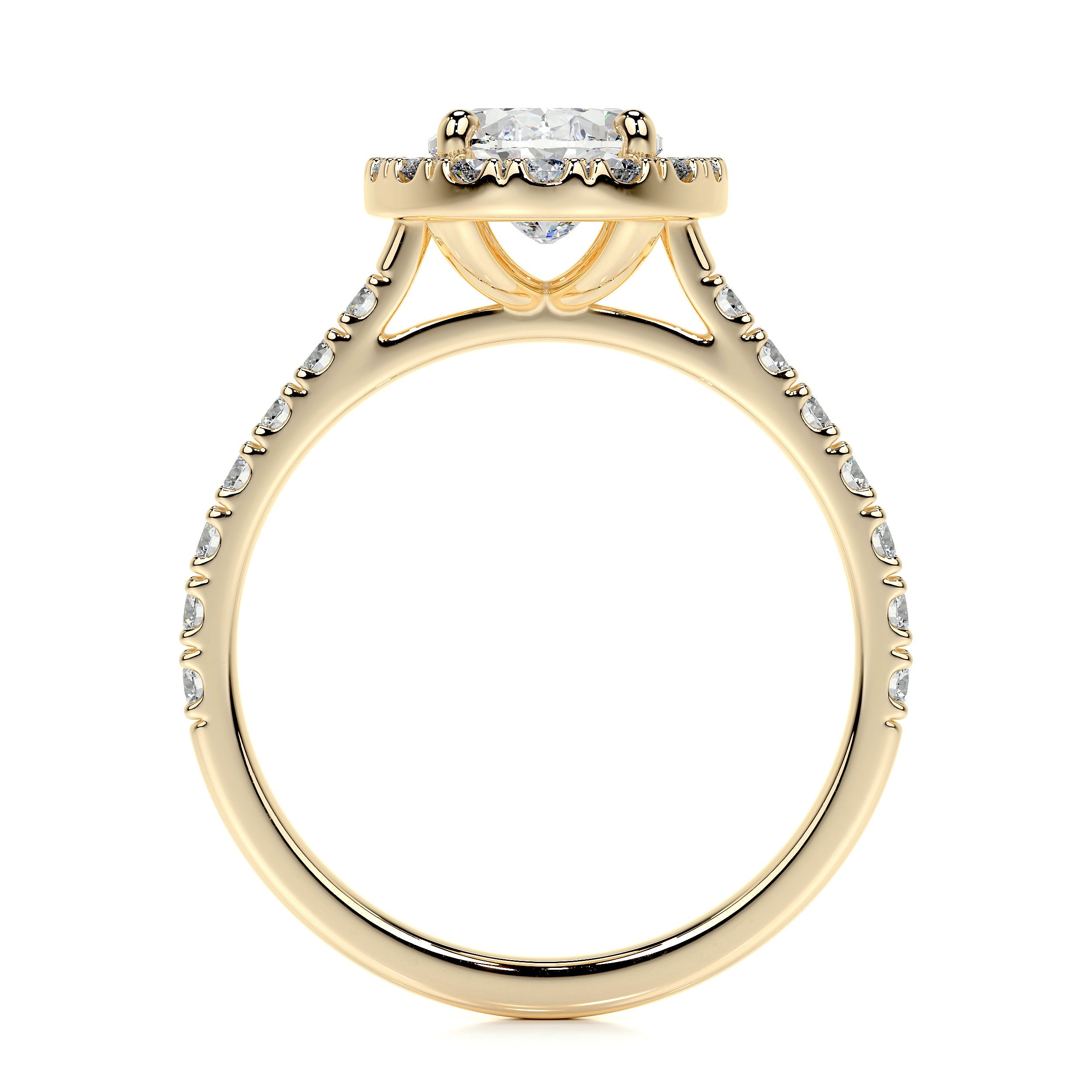 Maria Lab Grown Diamond Ring - 18K Yellow Gold、mySite、hinf8tx79