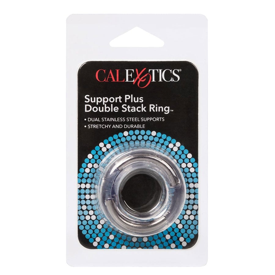 Clear Support Plus Double Stack Cock Ring by Cal Exotics、mySite、bottomscart