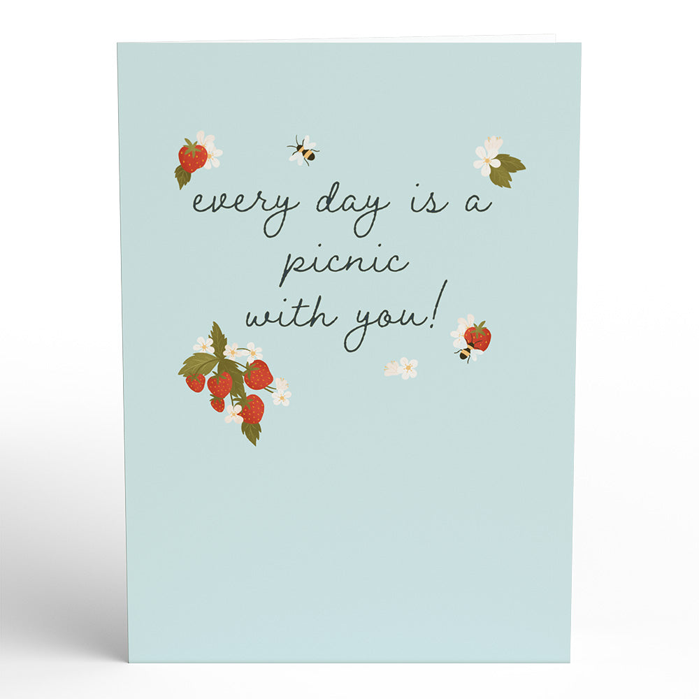 Every Day is a Picnic with You Pop-Up Card、mySite、solidvoid