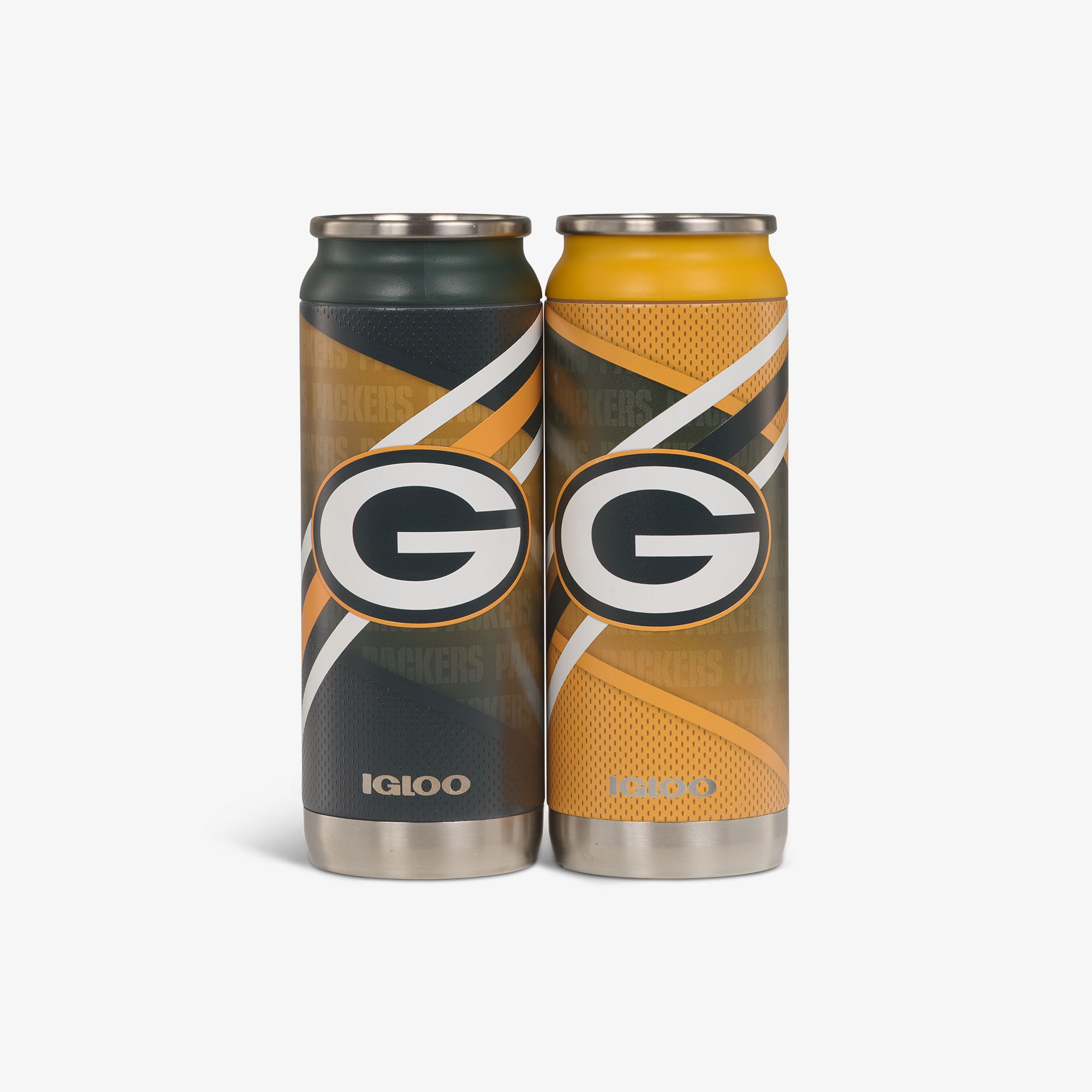 Green Bay Packers Home & Away 16 Oz Can 2-Pack、mySite、noshort