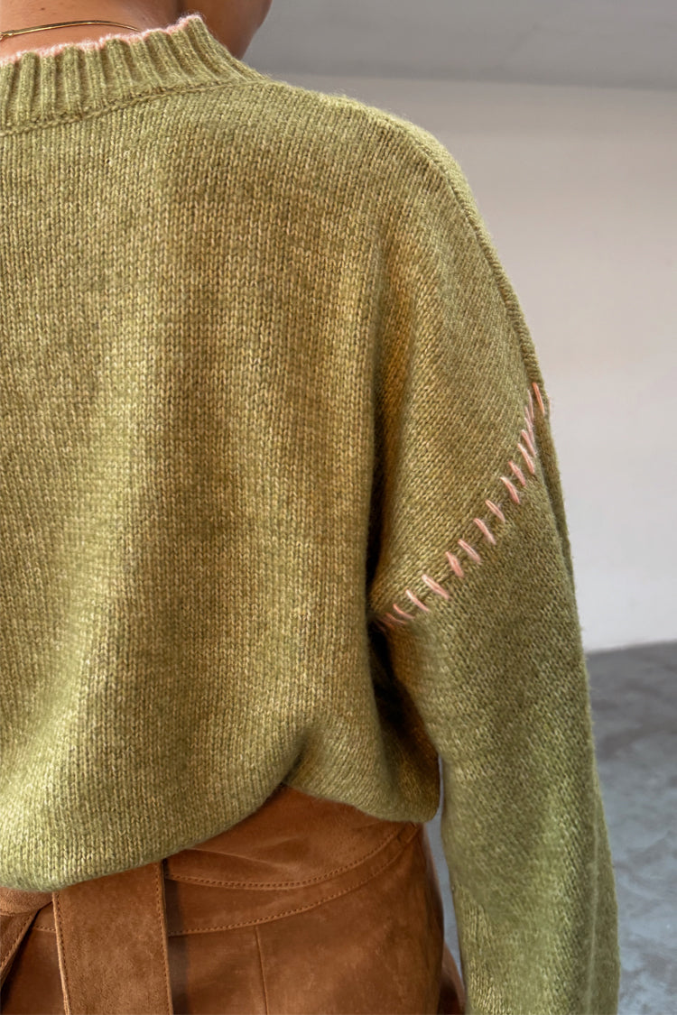Olive Virgo Jumper、mySite、solidvoid