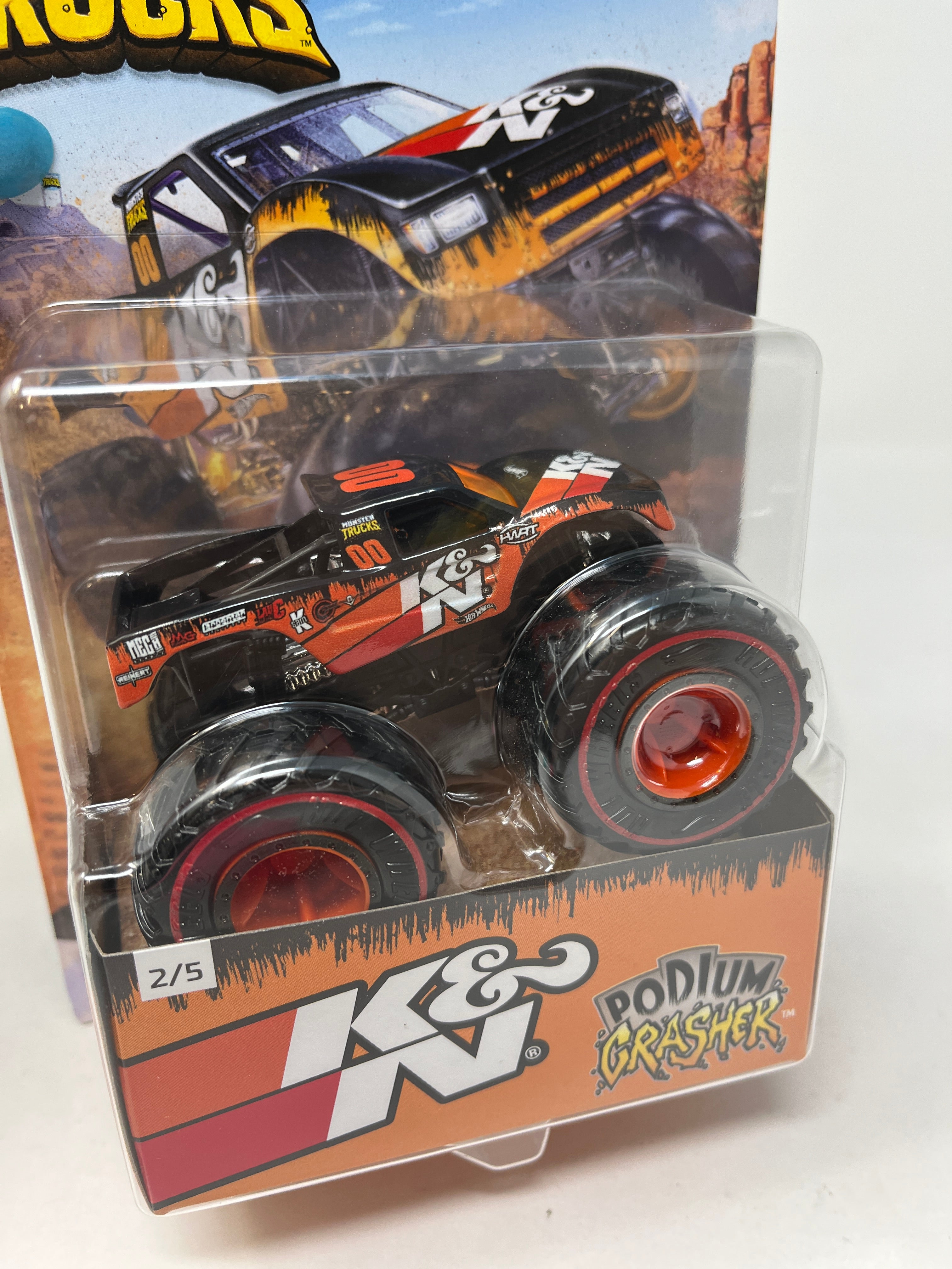 Podium Grasger K&N * Monster Trucks Hot Wheels Store Exclusive、mySite、hgirdovlk