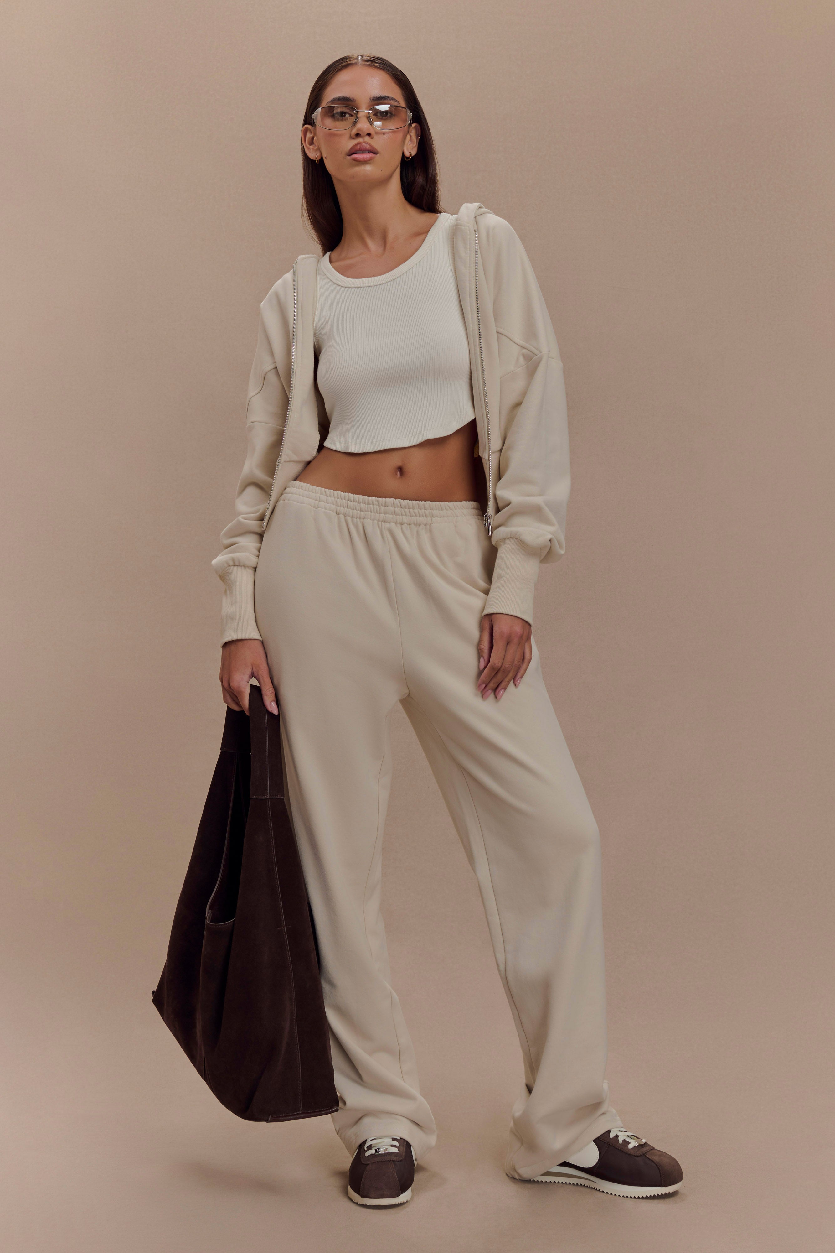 Blake Straight Leg Joggers - Stone、mySite、solidvoid