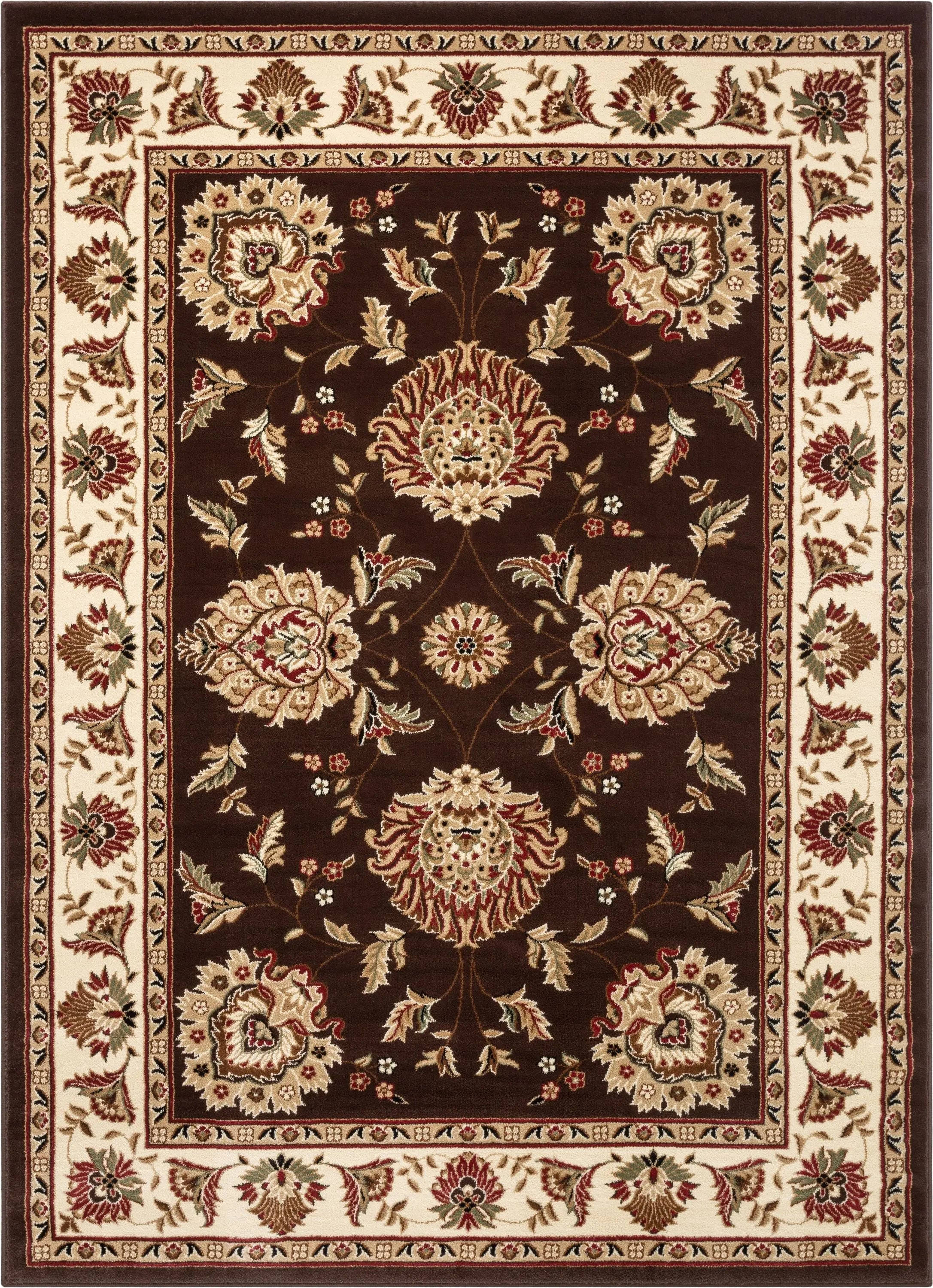 Abbasi Brown Traditional Rug、mySite、gigharbornorthrealestate
