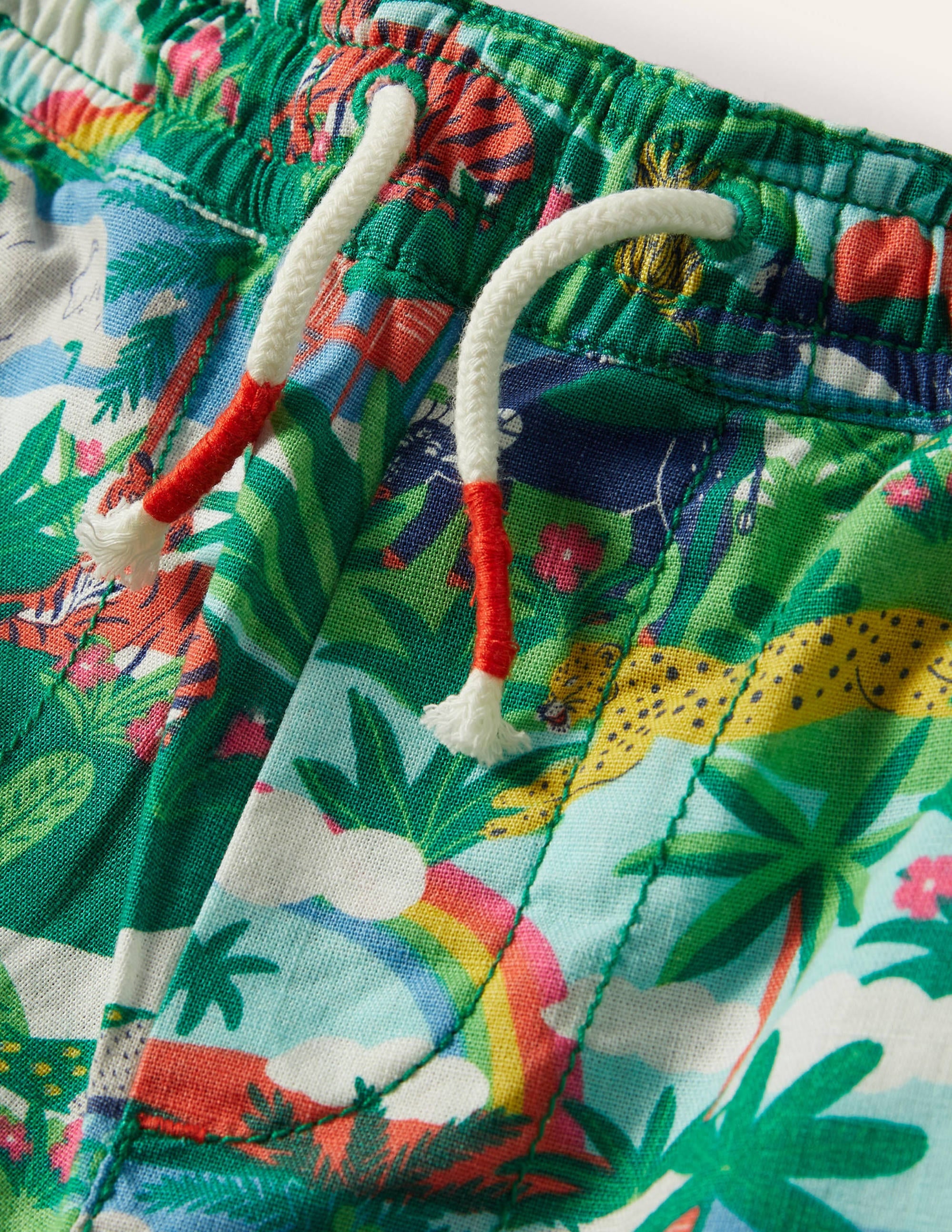  Pull-on Drawstring Shorts-Jungle Scene、mySite、ashleygrahame