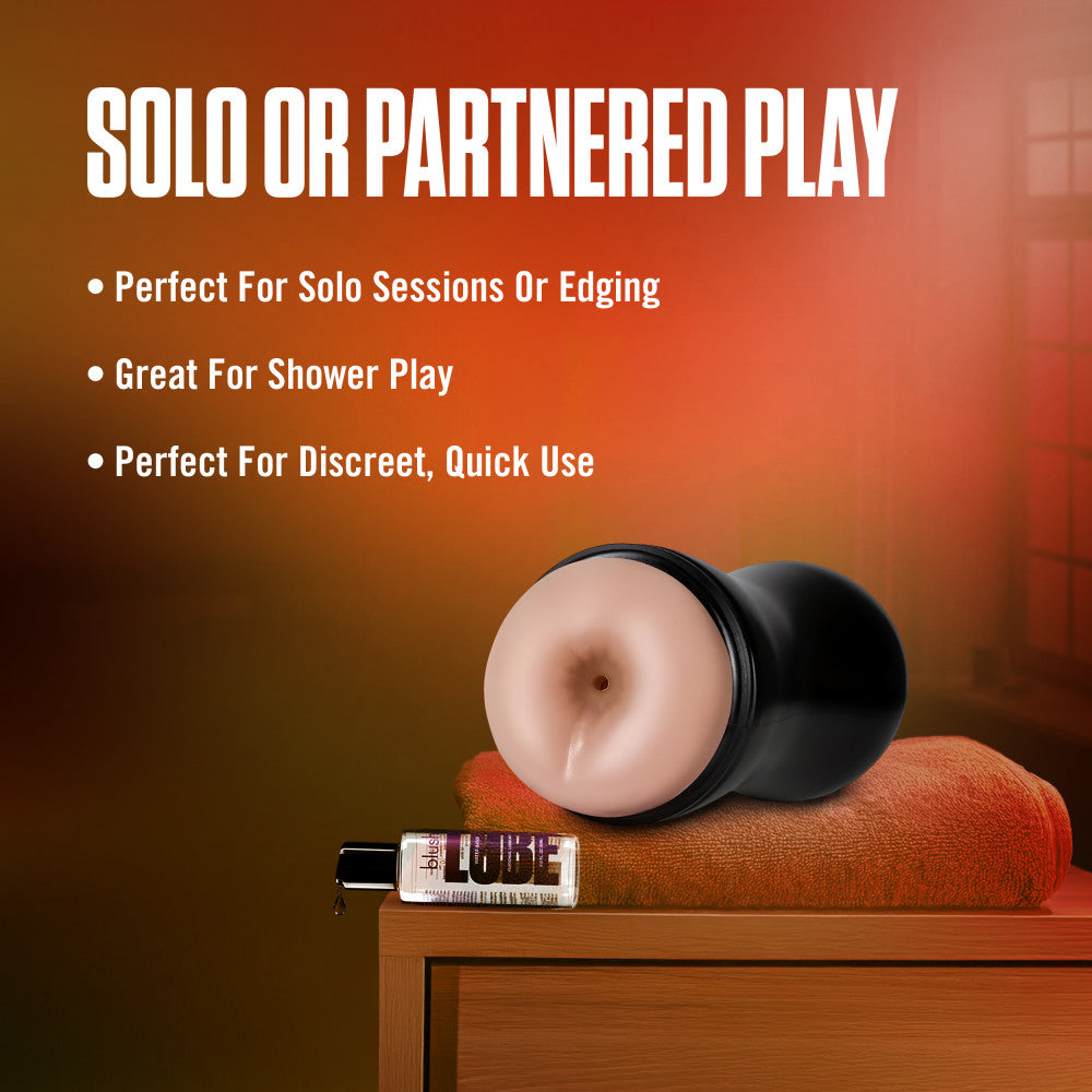 Coverboy™ By Blush® | Cowboy Self Lubricating Realistic Beige Butt Stroker、mySite、bottomscart