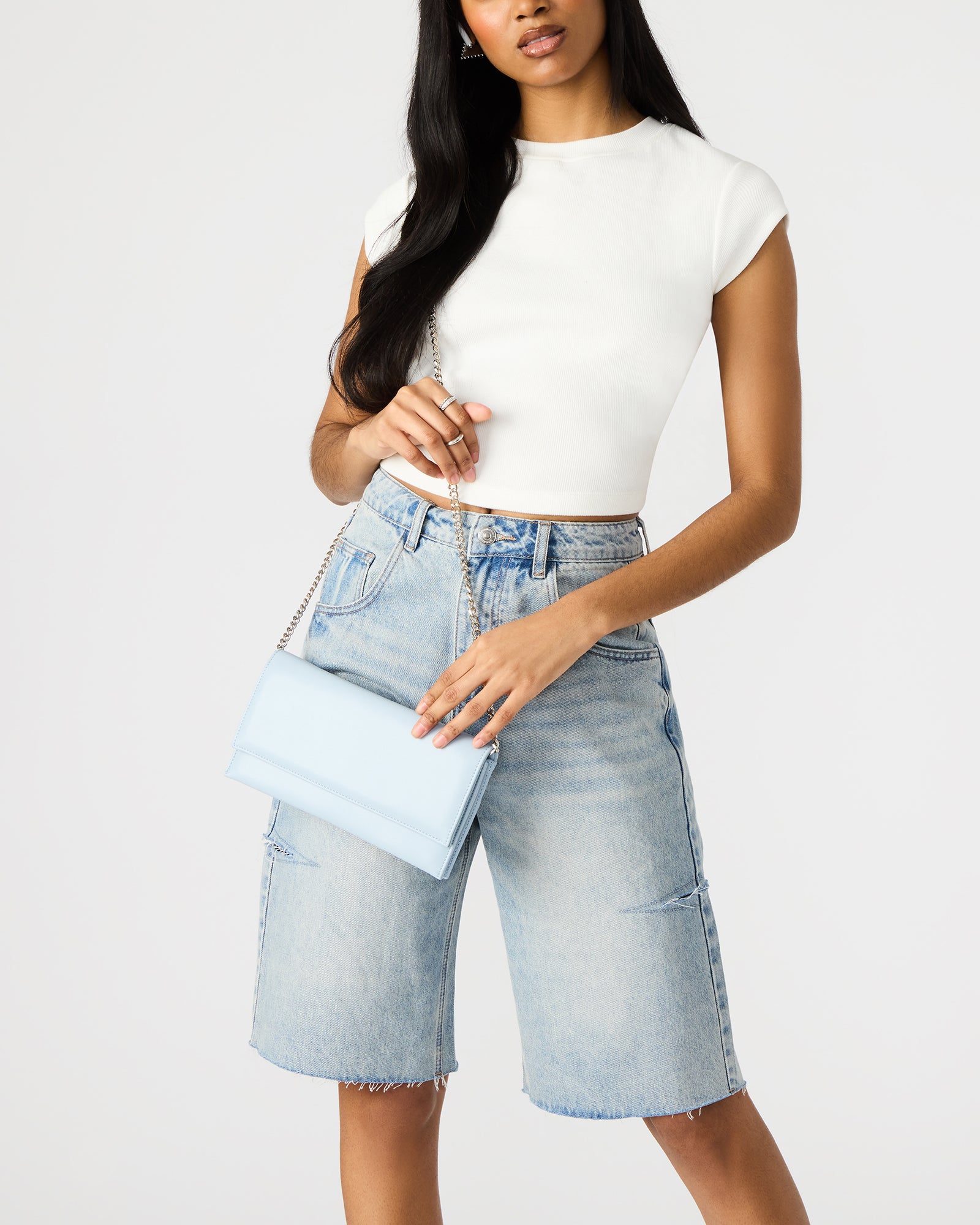 JULIANA BAG BABY BLUE FABRIC、mySite、gtrtttuynbv