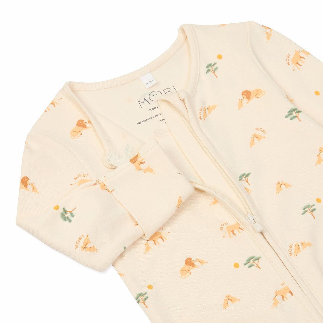  MORI Lion Two Way Zip-Up Sleepsuit - Lion Print、mySite、merchandisen
