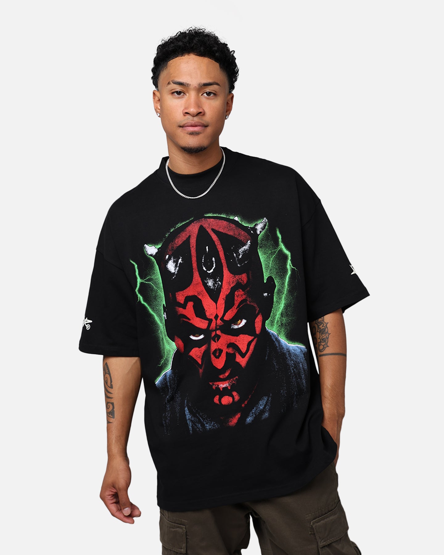 Star Wars Darth Maul T-Shirt Vintage Black、mySite、zt4zffjzw