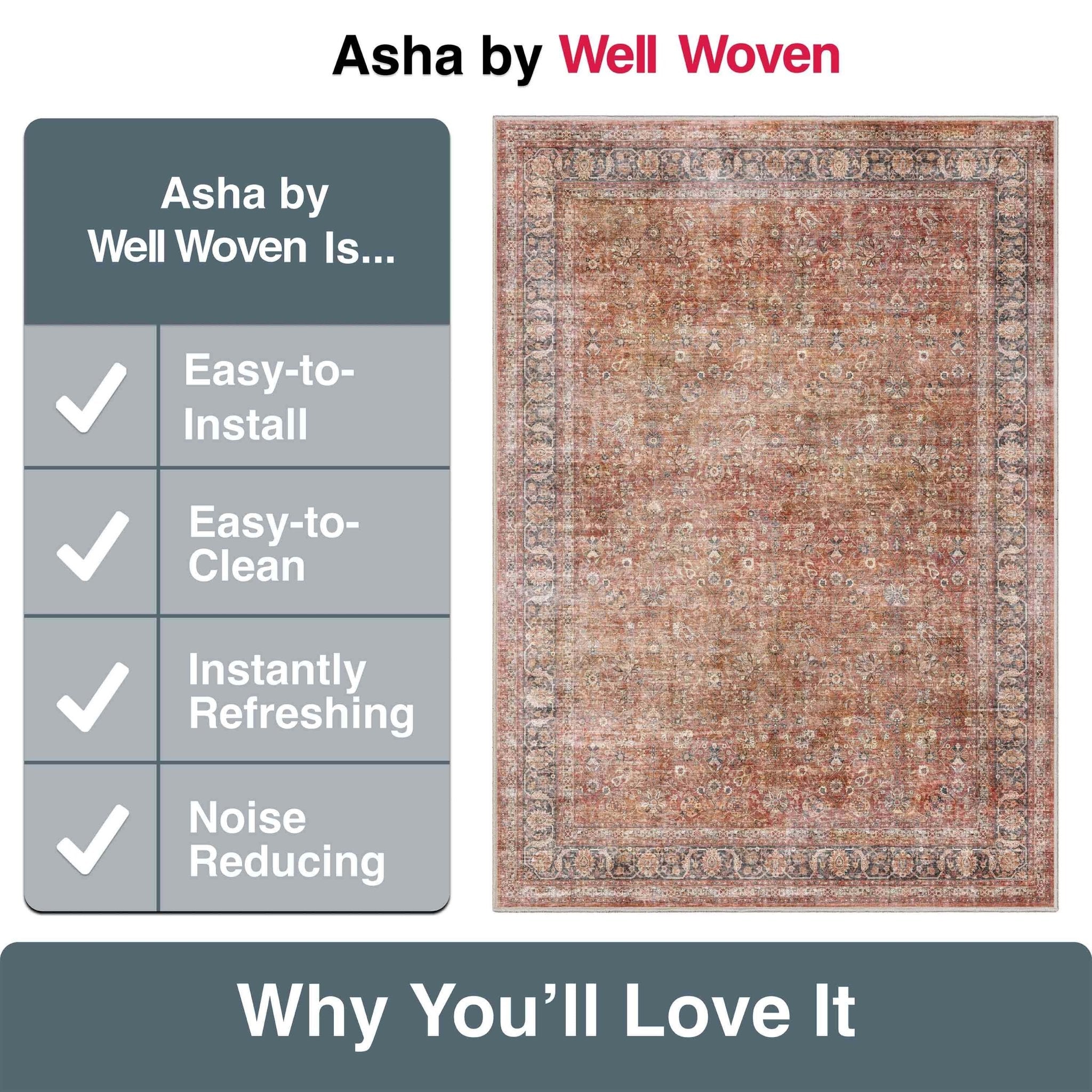 Delphine Vintage Persian Oriental Flat-Weave Rug、mySite、gigharbornorthrealestate