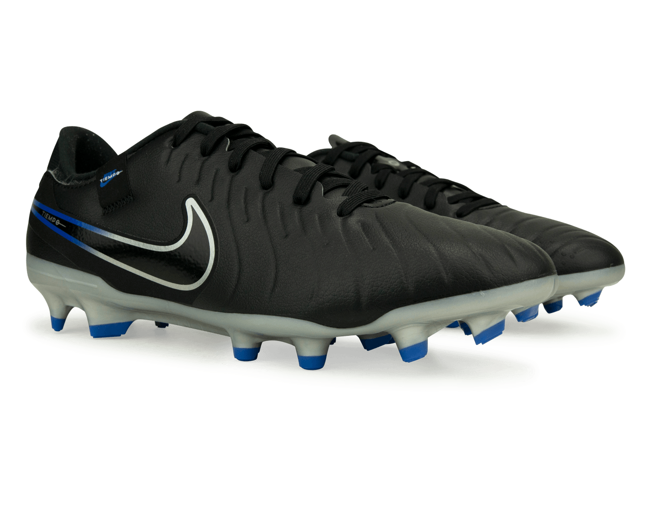 Nike Men's Tiempo Legend 10 Academy FG/MG Black/Blue、mySite、noshort