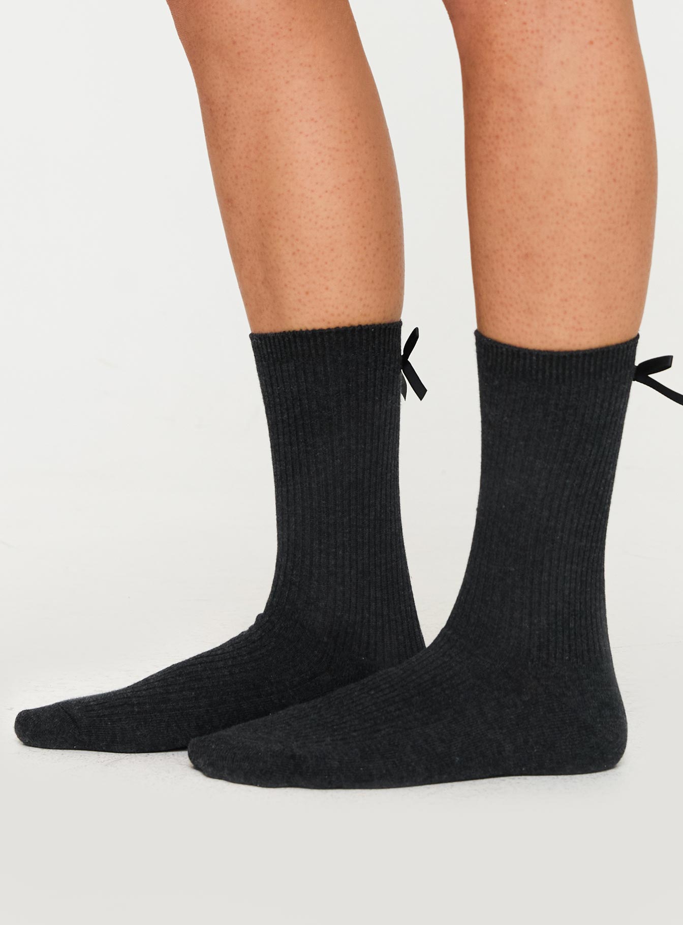 Stepney Bow Socks 2 Pack Multi、mySite、solidvoid