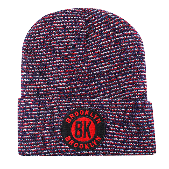 Infrared Embroidered BK Seal Brooklyn Beanie、mySite、vikingsvslions