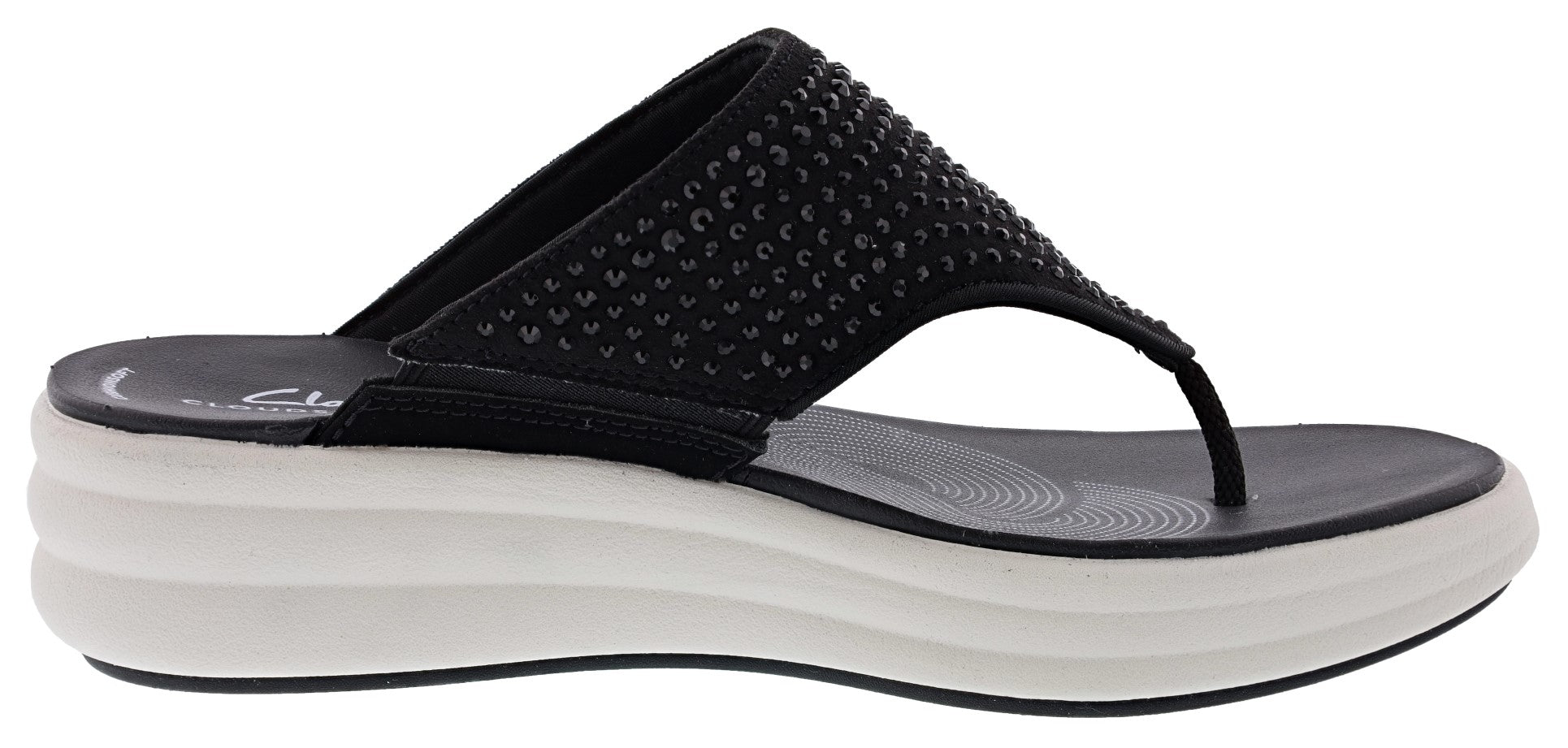 Clarks Cloudsteppers Women's Drift Jaunt Wedge Sandals、mySite、dreamappss