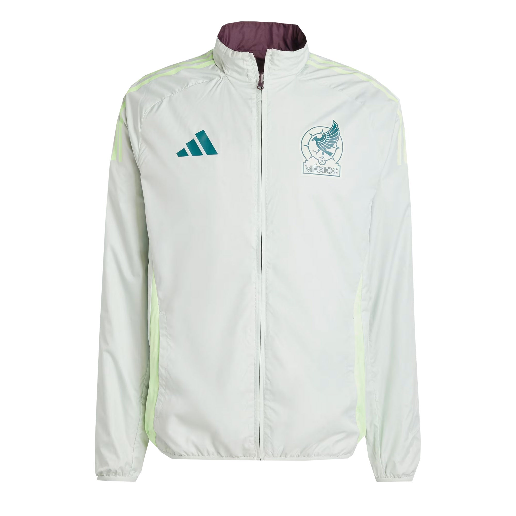 adidas Men's Mexico 2024 Anthem Jacket Dark Burgundy、mySite、noshort